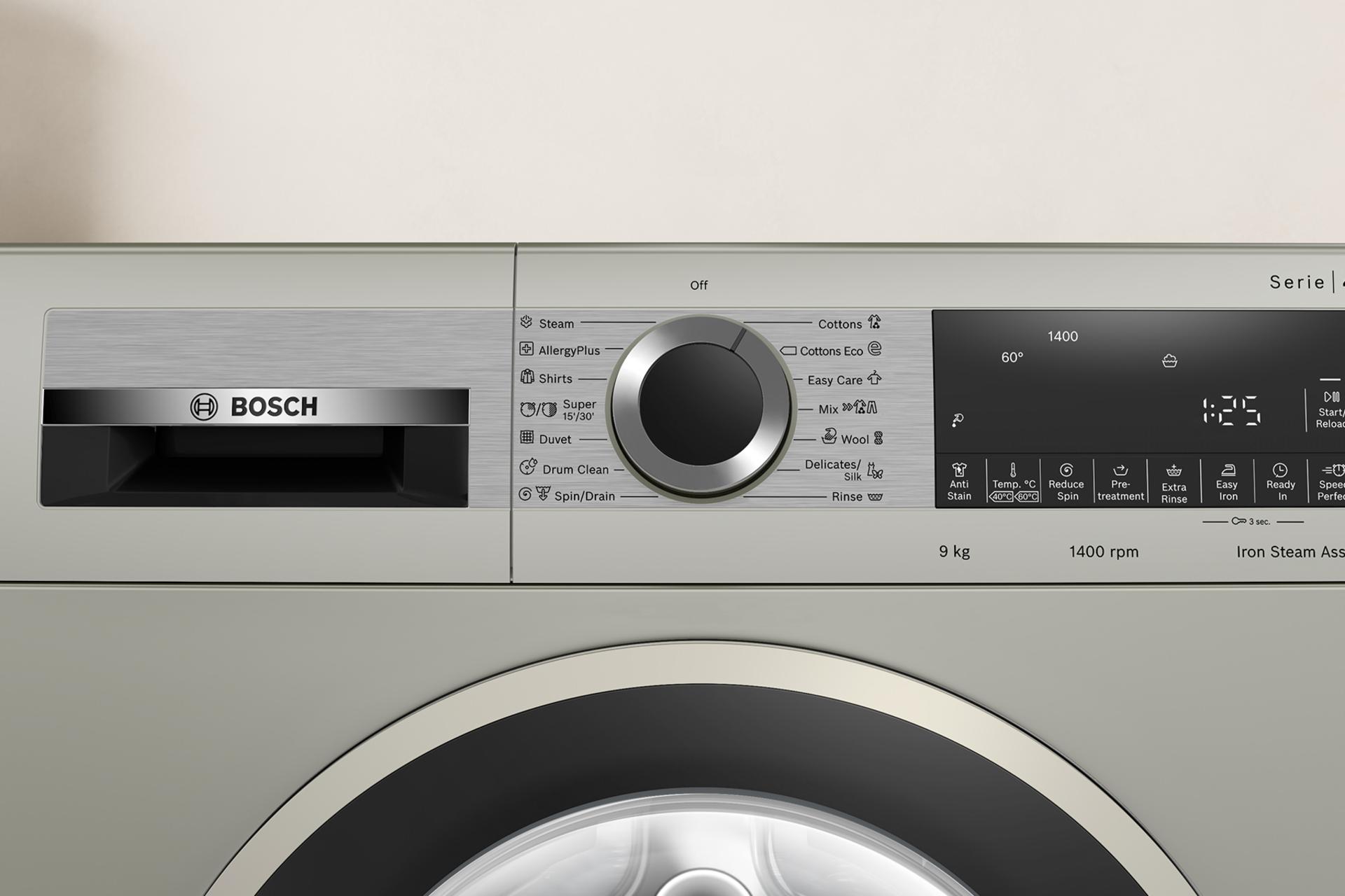 ماشین لباسشویی بوش Bosch WGA2440XME نمای کنترل پنل