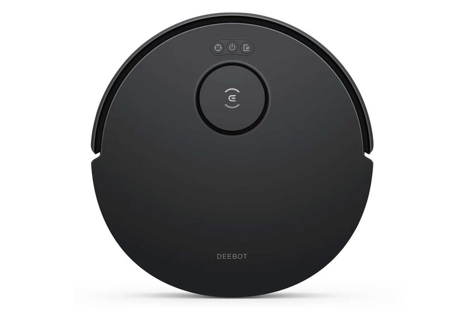 نمای بالای جارو رباتیک اکووکس Deebot T30 PRO OMNI رنگ مشکی