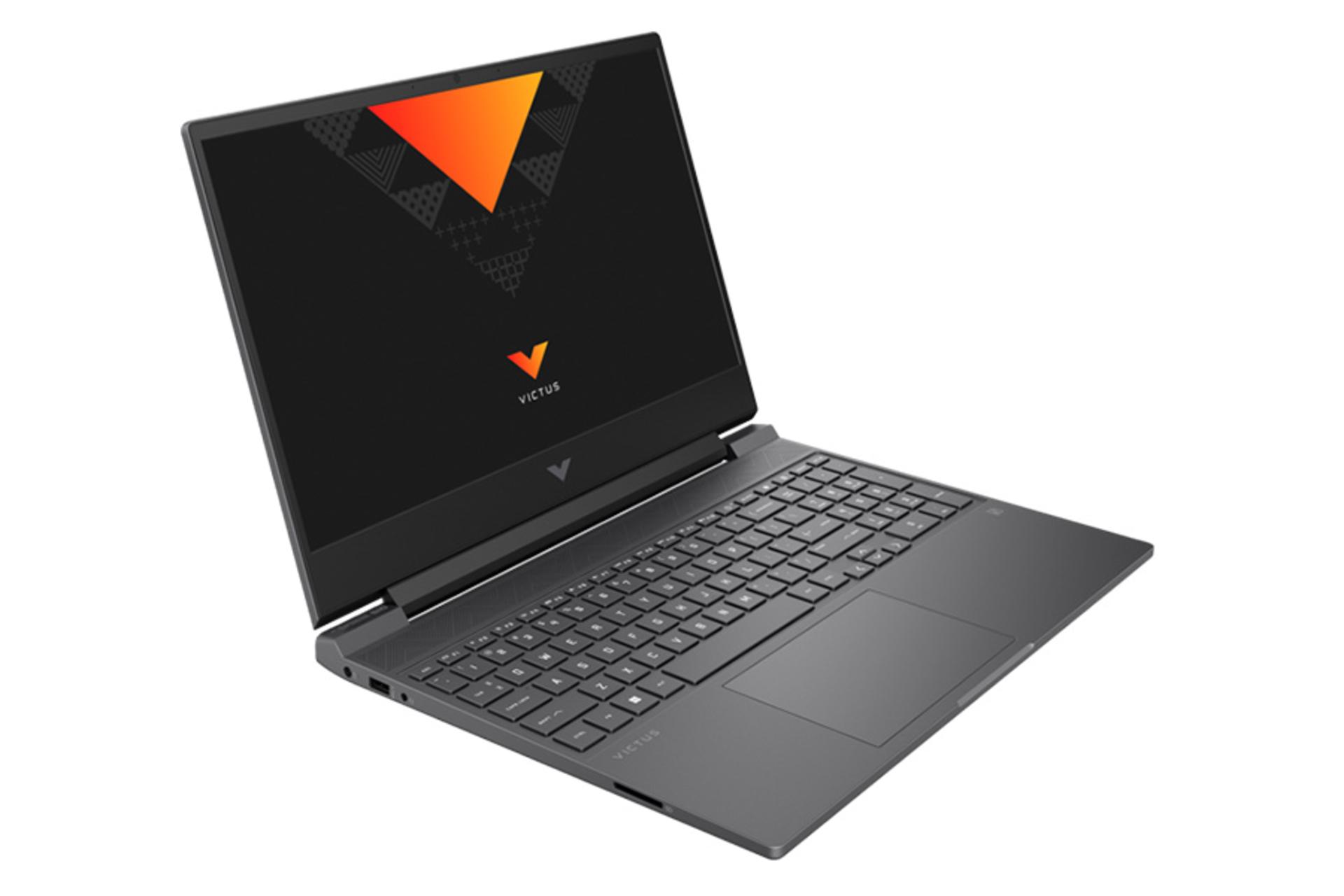 لپ تاپ اچ پی HP Victus 15-fa1060nia نمای جلو و چپ