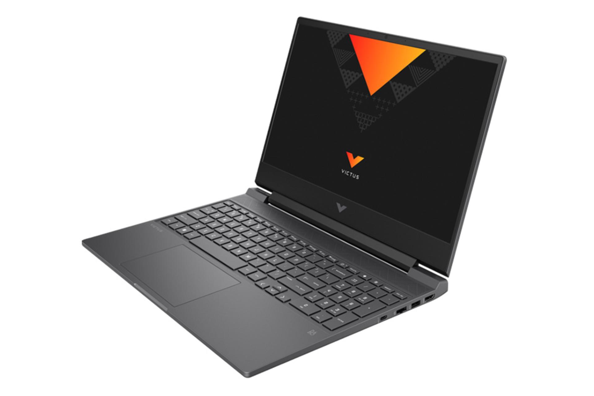لپ تاپ اچ پی HP Victus 15-fa1060nia نمای جلو و راست
