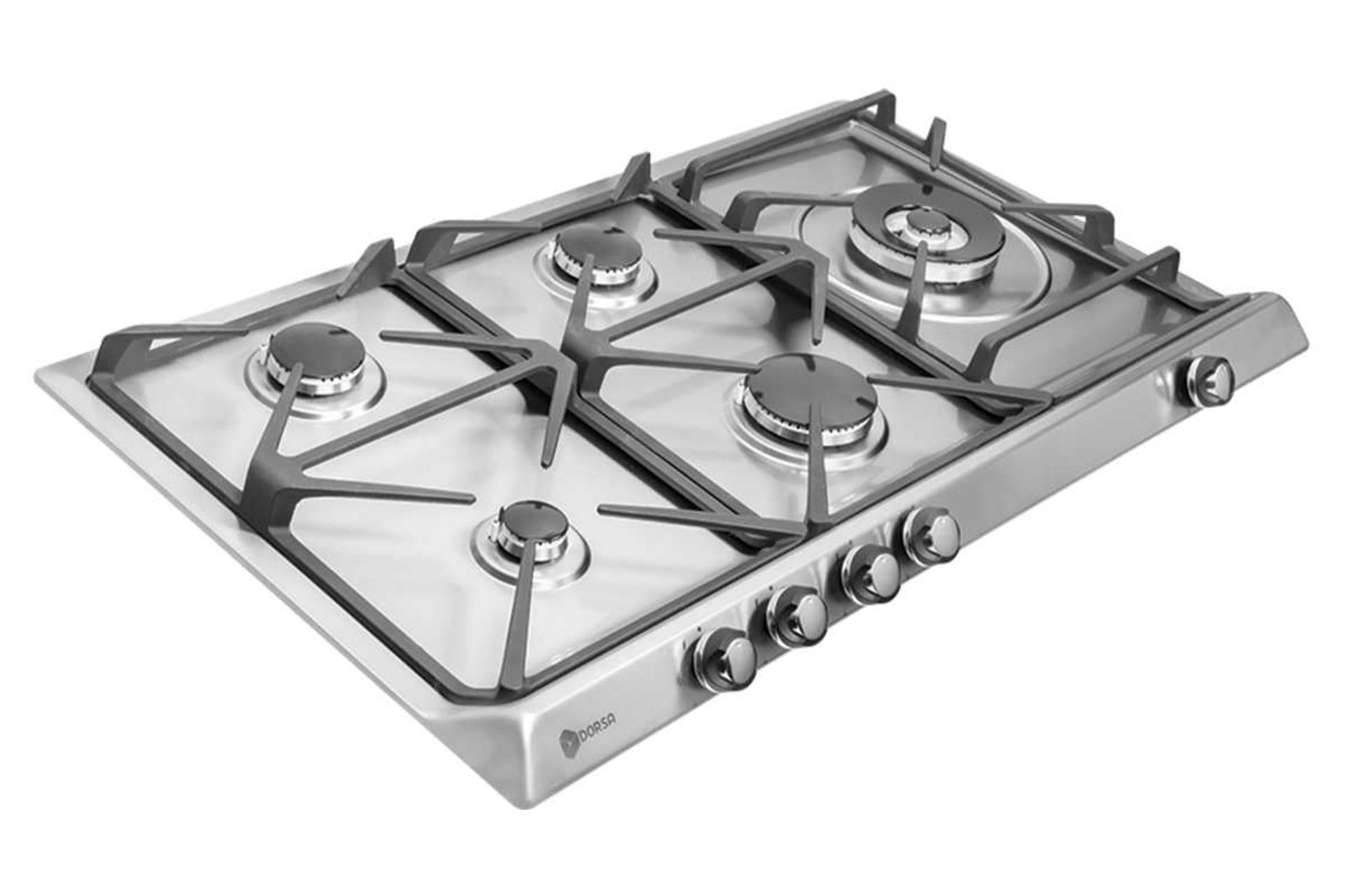 نمای سمت چپ اجاق گاز صفحه ای درسا DG2209-5R