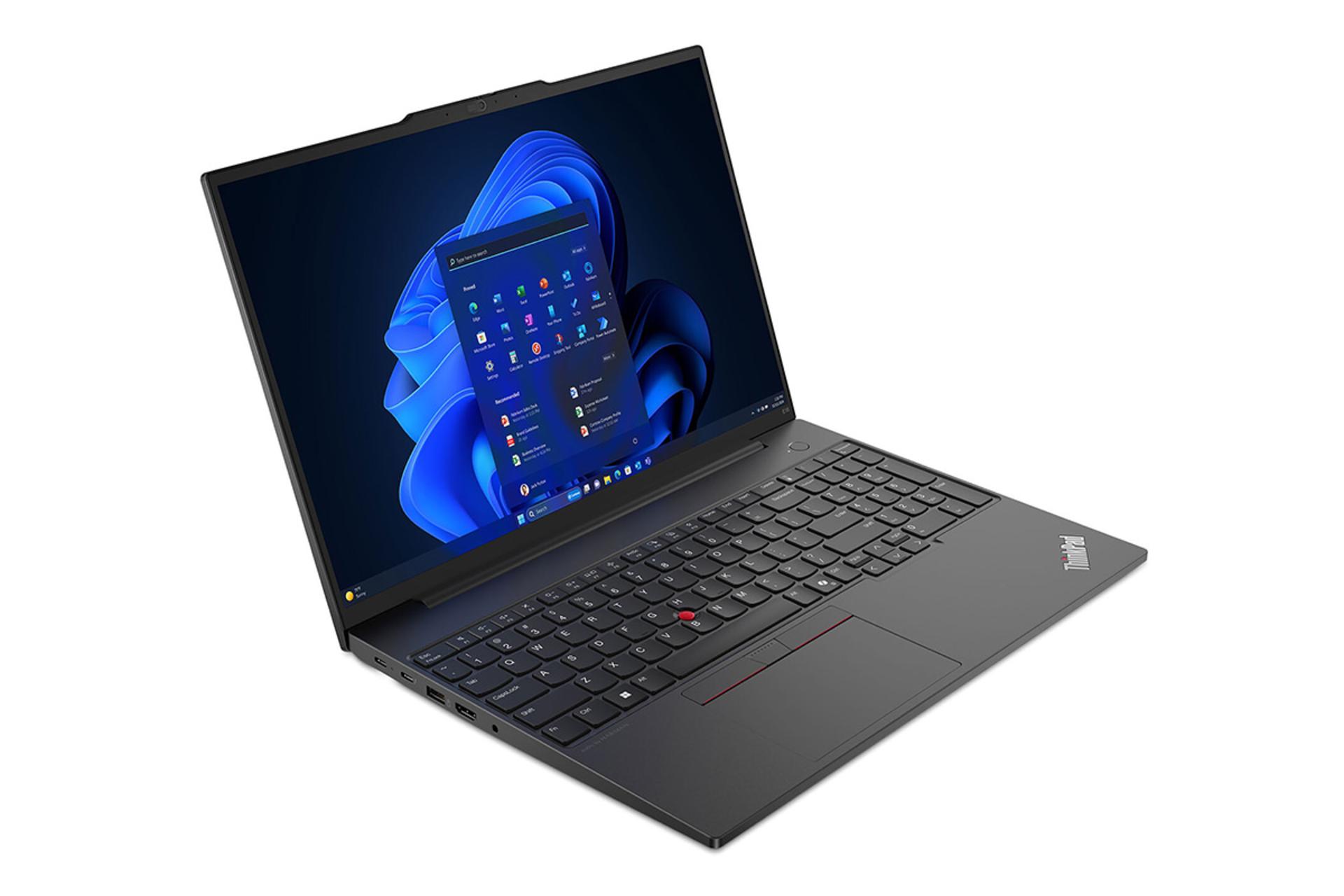 لپ تاپ لنوو Lenovo ThinkPad E16 Gen 2 نمای چپ و درگاه ها