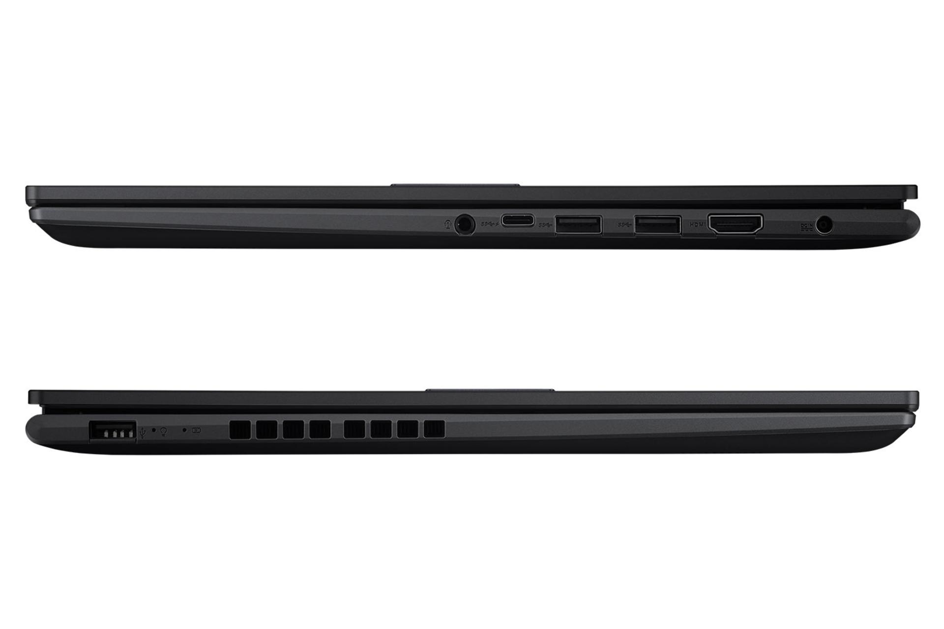 لپ تاپ ایسوس ASUS Vivobook 16X F1605VA نمای جانبی و درگاه ها