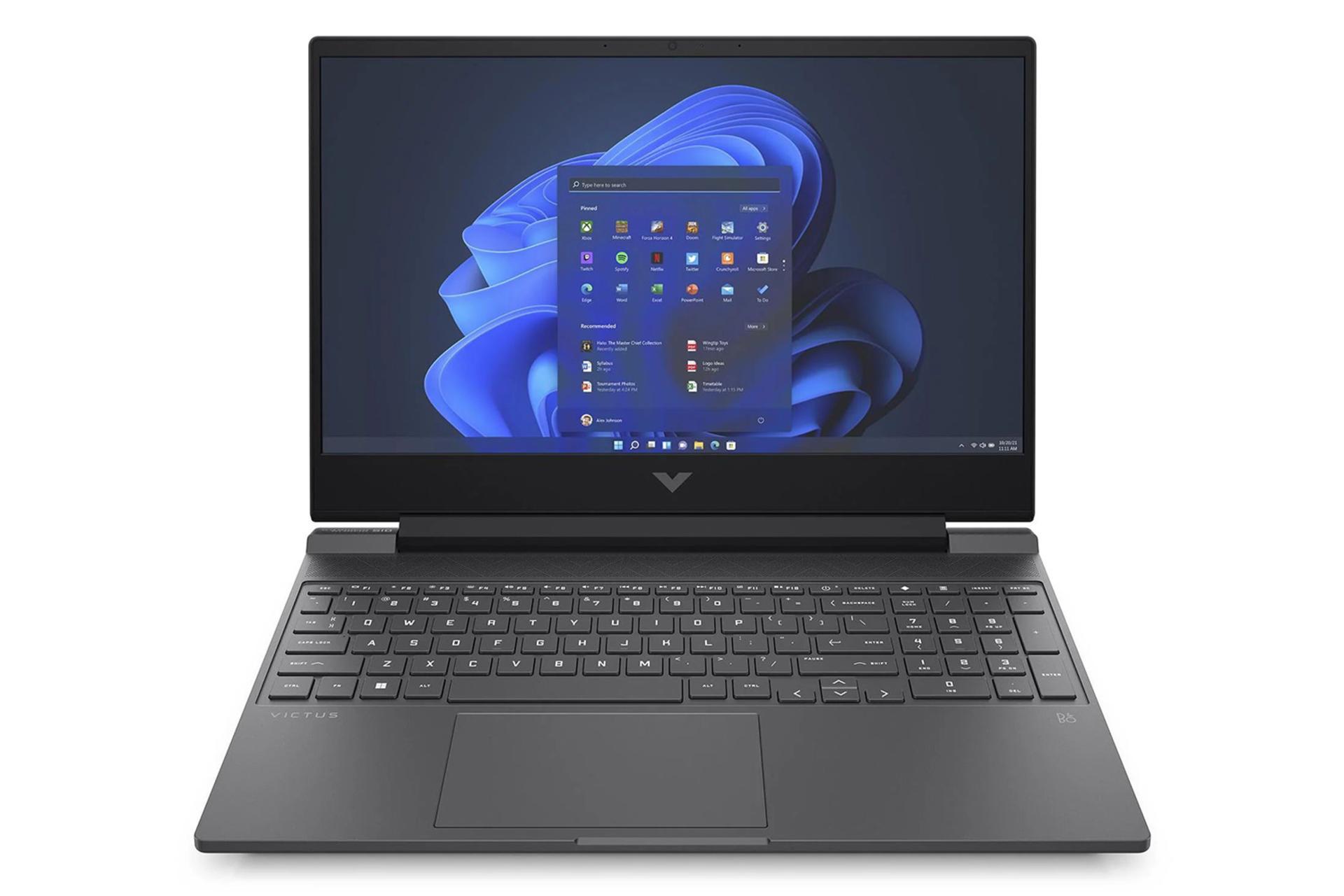 لپ تاپ اچ پی HP Victus 15-fa1114TX نمای جلو