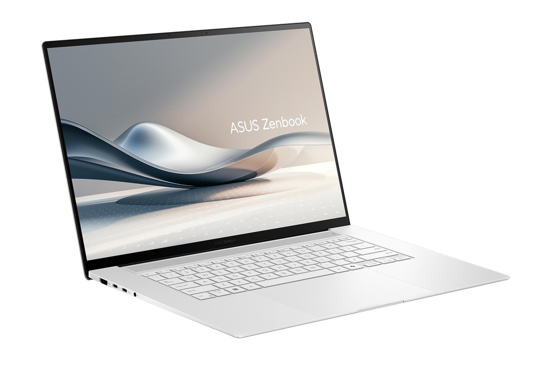 لپ تاپ ایسوس ASUS Zenbook S 16 UM5606WA نمای چپ رنگ نقره ای