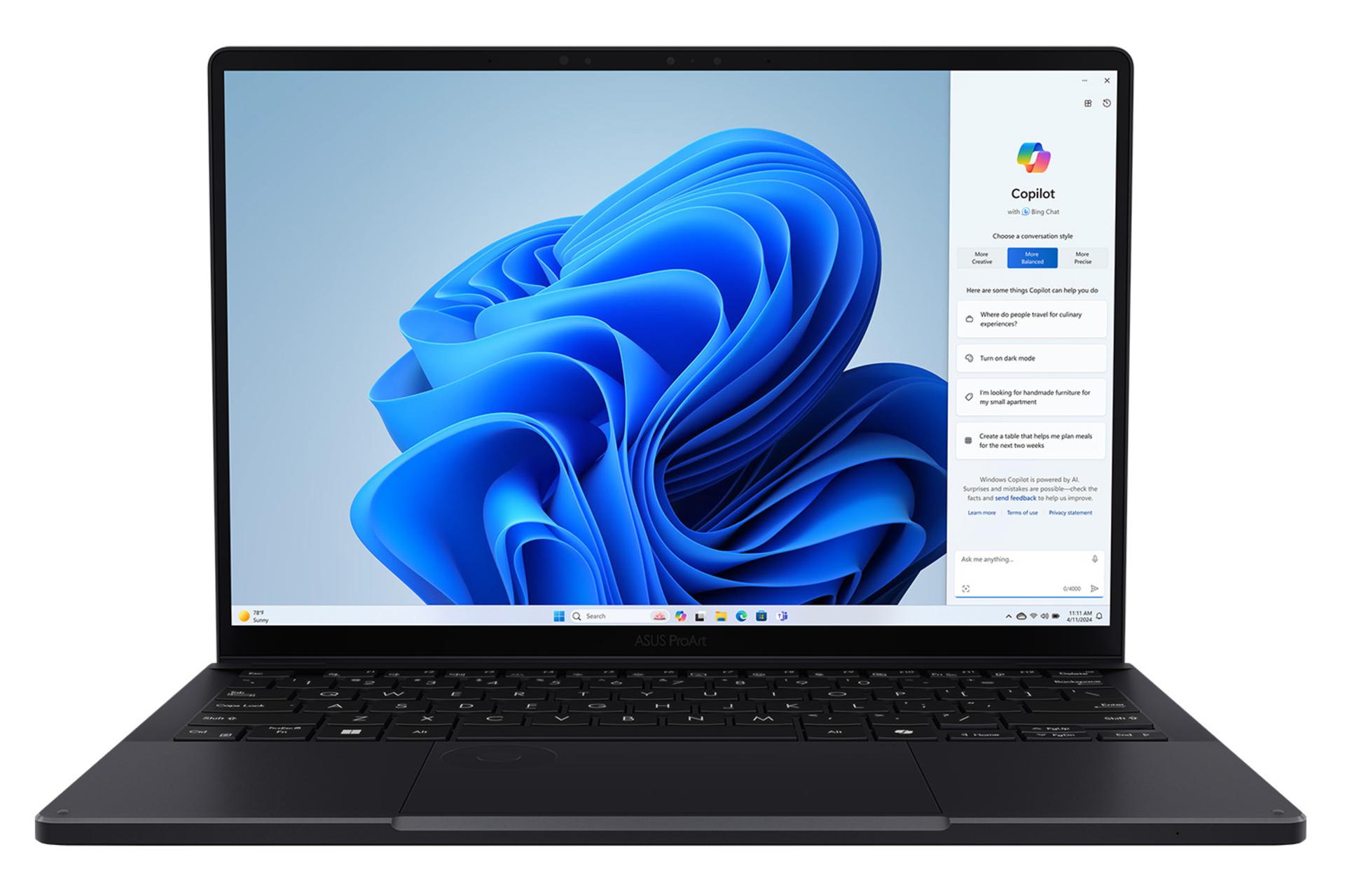 لپ تاپ ایسوس ASUS ProArt PX13 HN7306WV نمای جلو