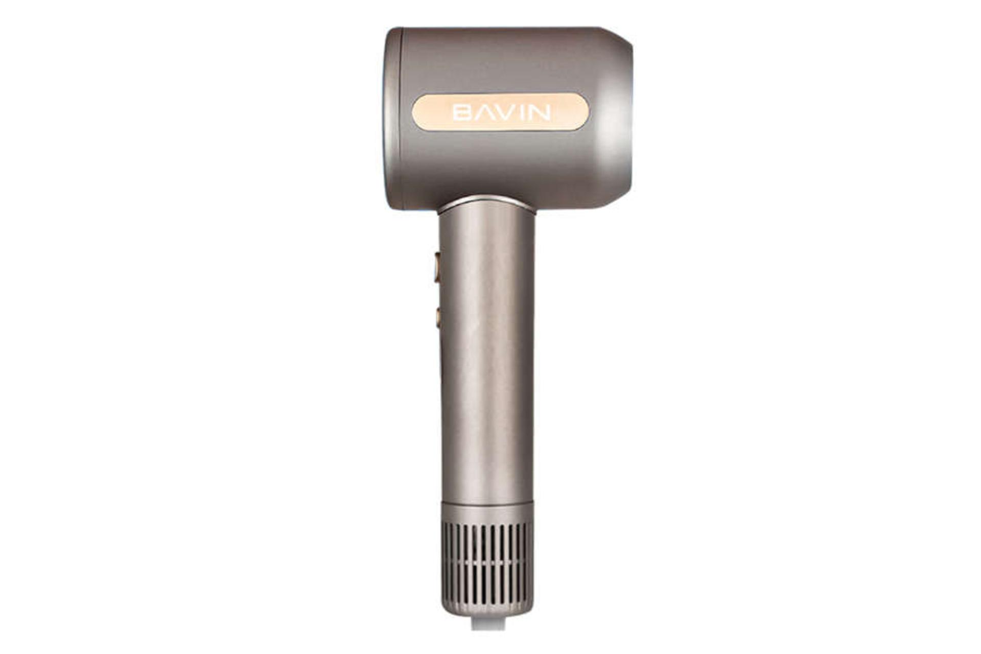 نمای سمت راست سشوار باوین F832 رنگ کرم