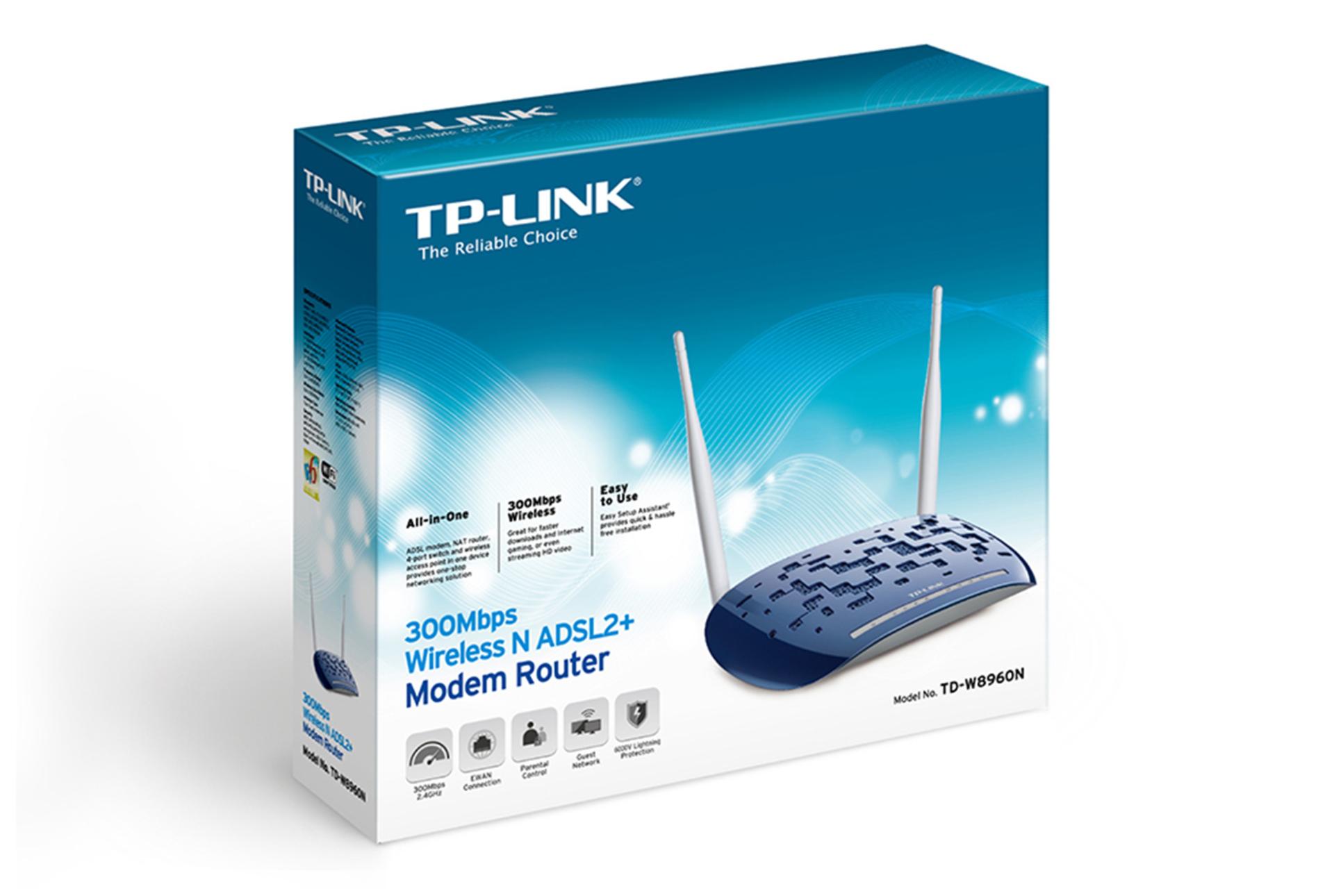 جعبه مودم - روتر تی پی لینک TP-Link TD-W8960N