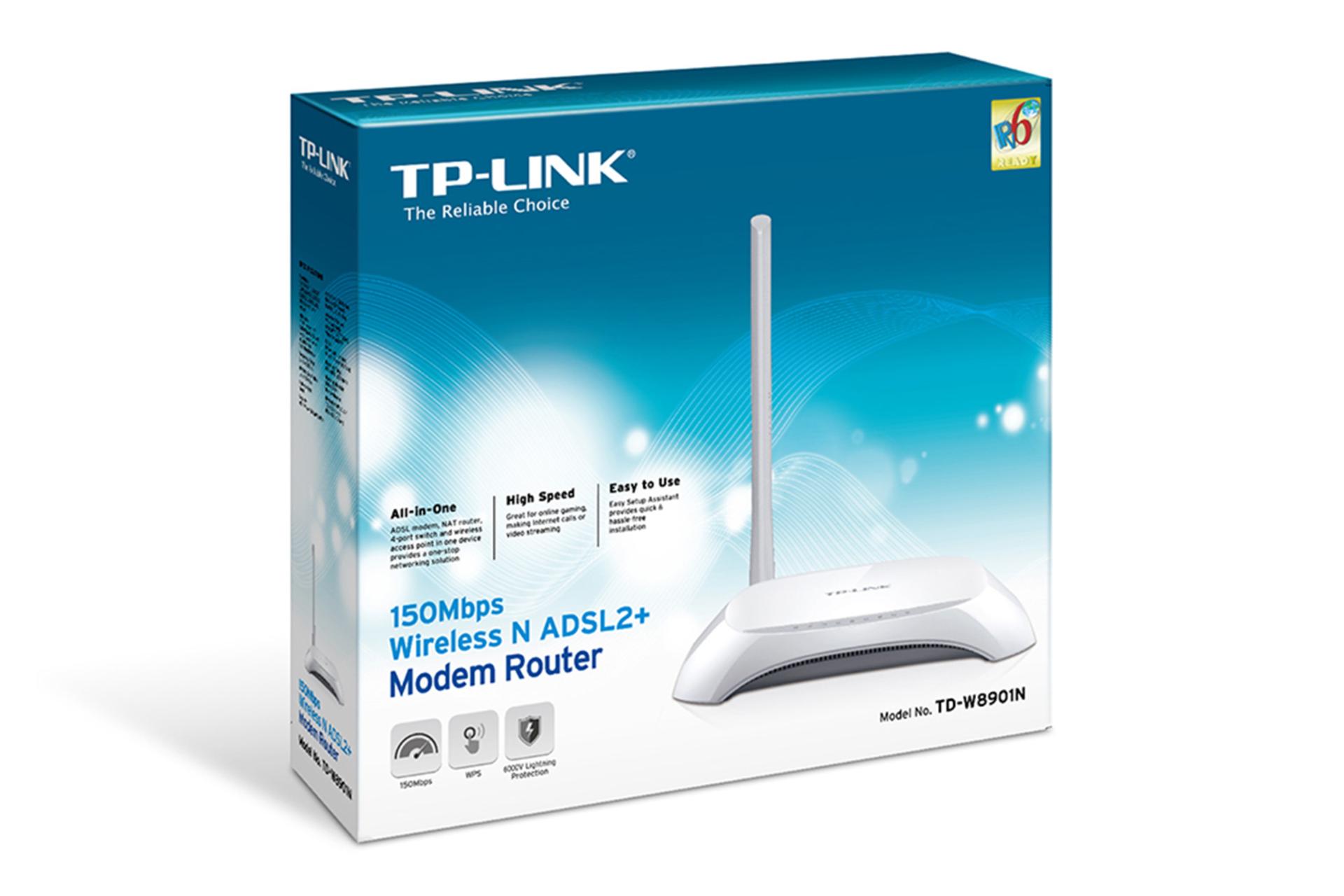 جعبه مودم - روتر تی پی لینک TP-Link TD-W8901N