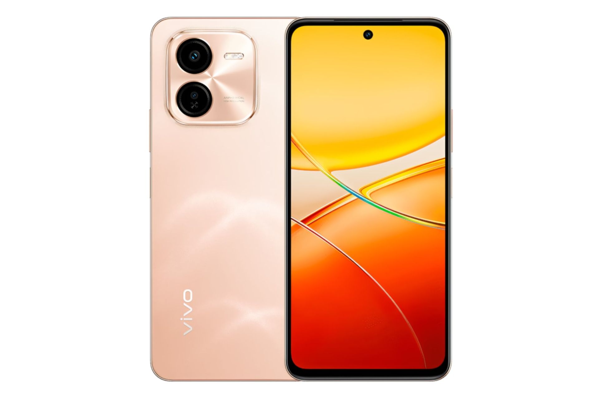 پنل جلو و پشت گوشی موبایل Y37 پرو ویوو گلبهی / vivo Y37 Pro