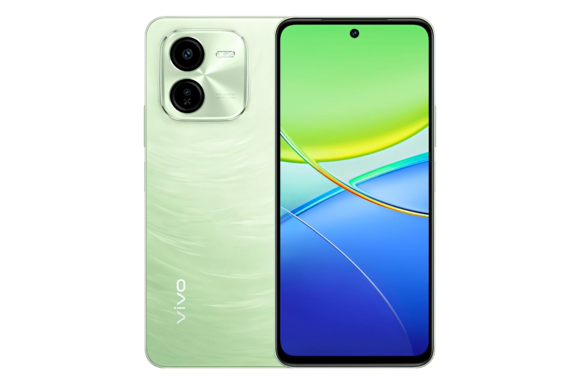 پنل جلو و پشت گوشی موبایل Y37 پرو ویوو سبز / vivo Y37 Pro