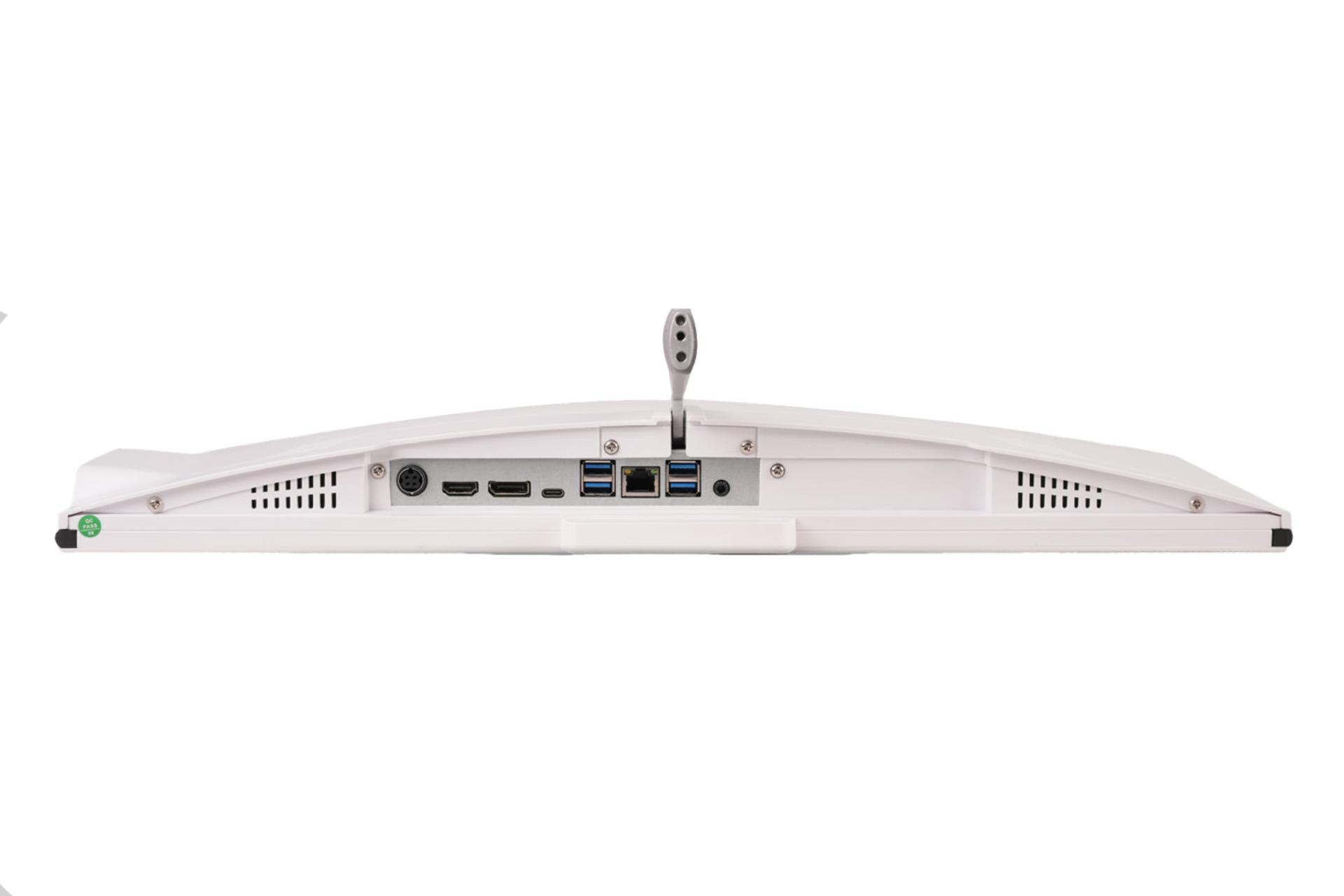 نمای لبه پایین کامپیوتر همه کاره ZPA-271K زد پلاس با نمایش درگاه ها