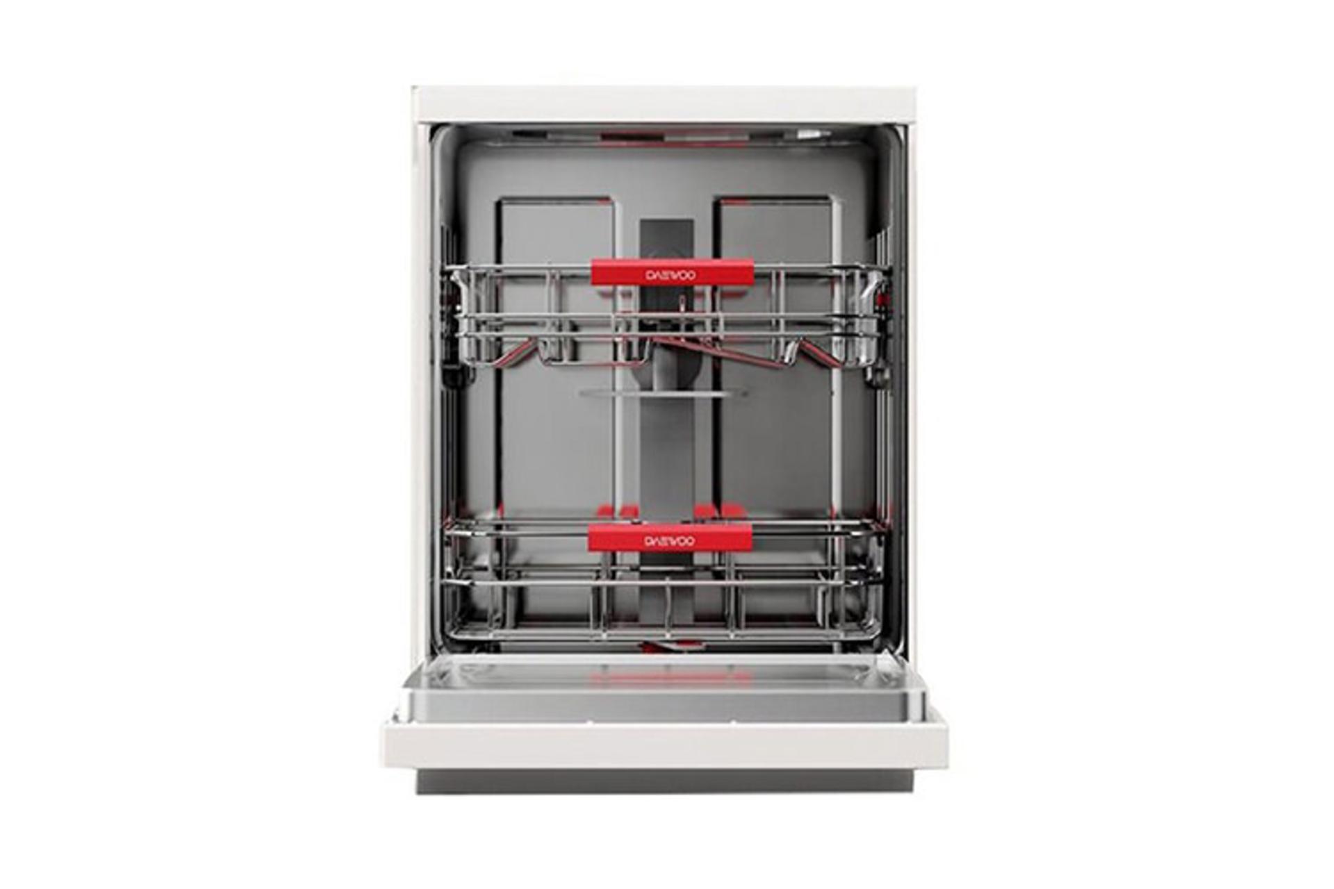 ماشین ظرفشویی دوو Daewoo DW-110 درب باز نمای داخل