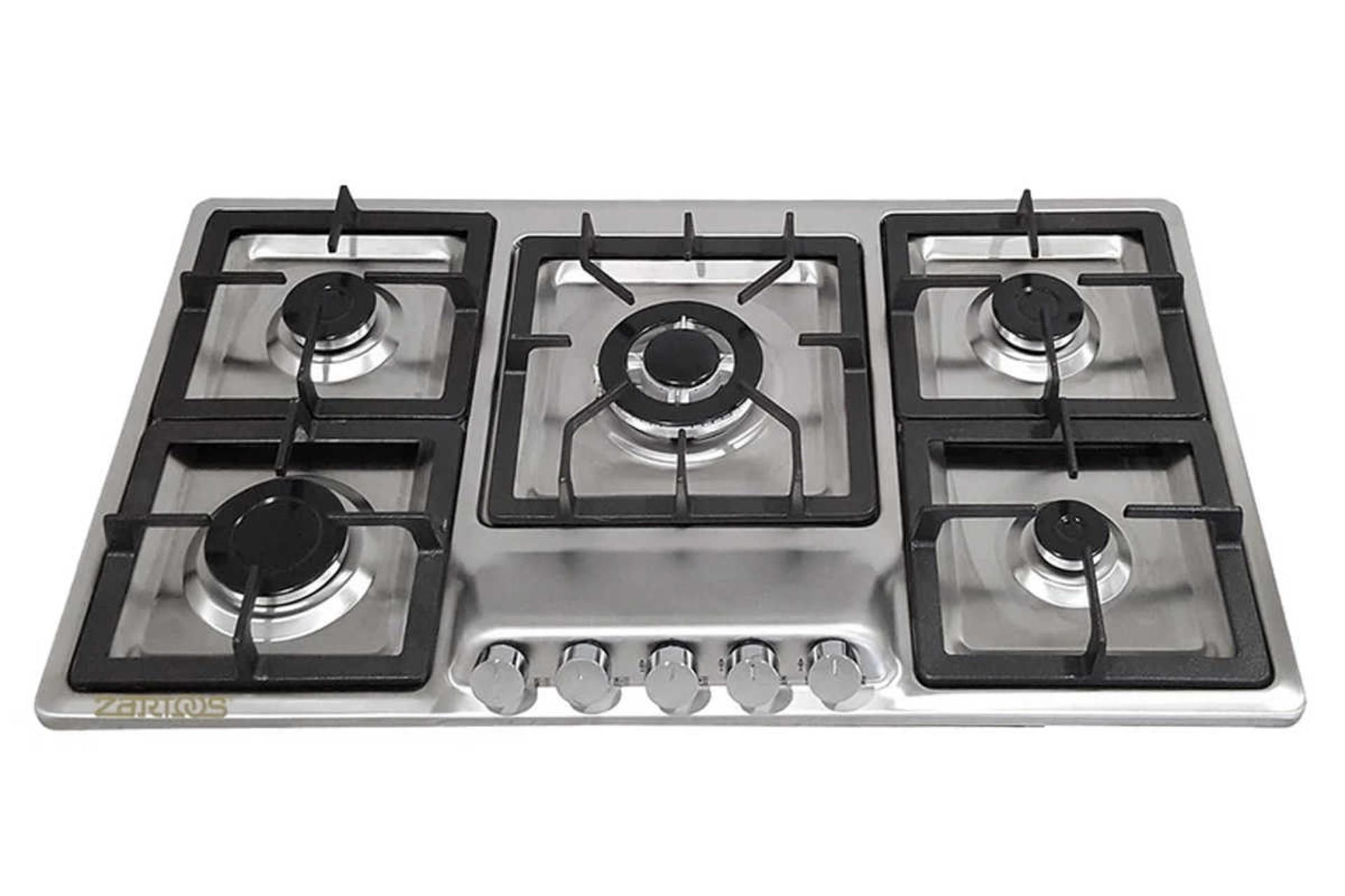 نمای جلوی اجاق گاز صفحه ای زرتوس ZS5003Plus
