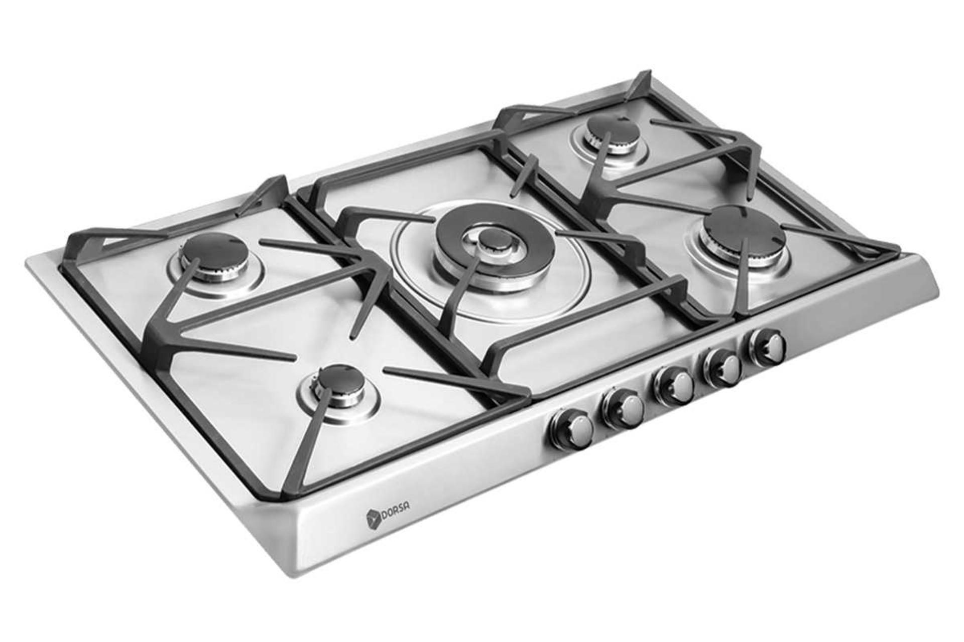 نمای سمت چپ اجاق گاز صفحه ای درسا DG2209-5M