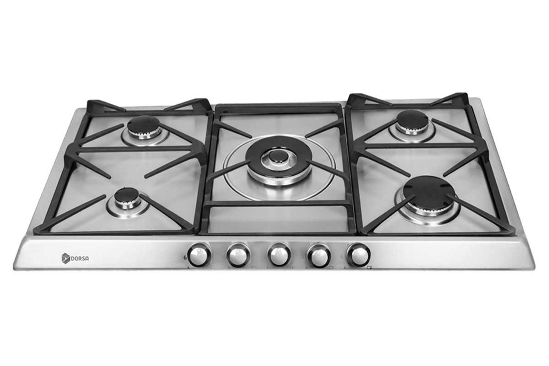 نمای جلوی اجاق گاز صفحه ای درسا DG2209-5M