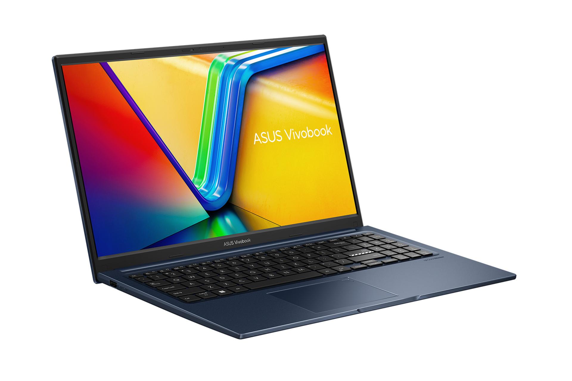 مرجع متخصصين ايران لپ تاپ ايسوس ASUS VivoBook 15 R1504VA نماي چپ رنگ آبي