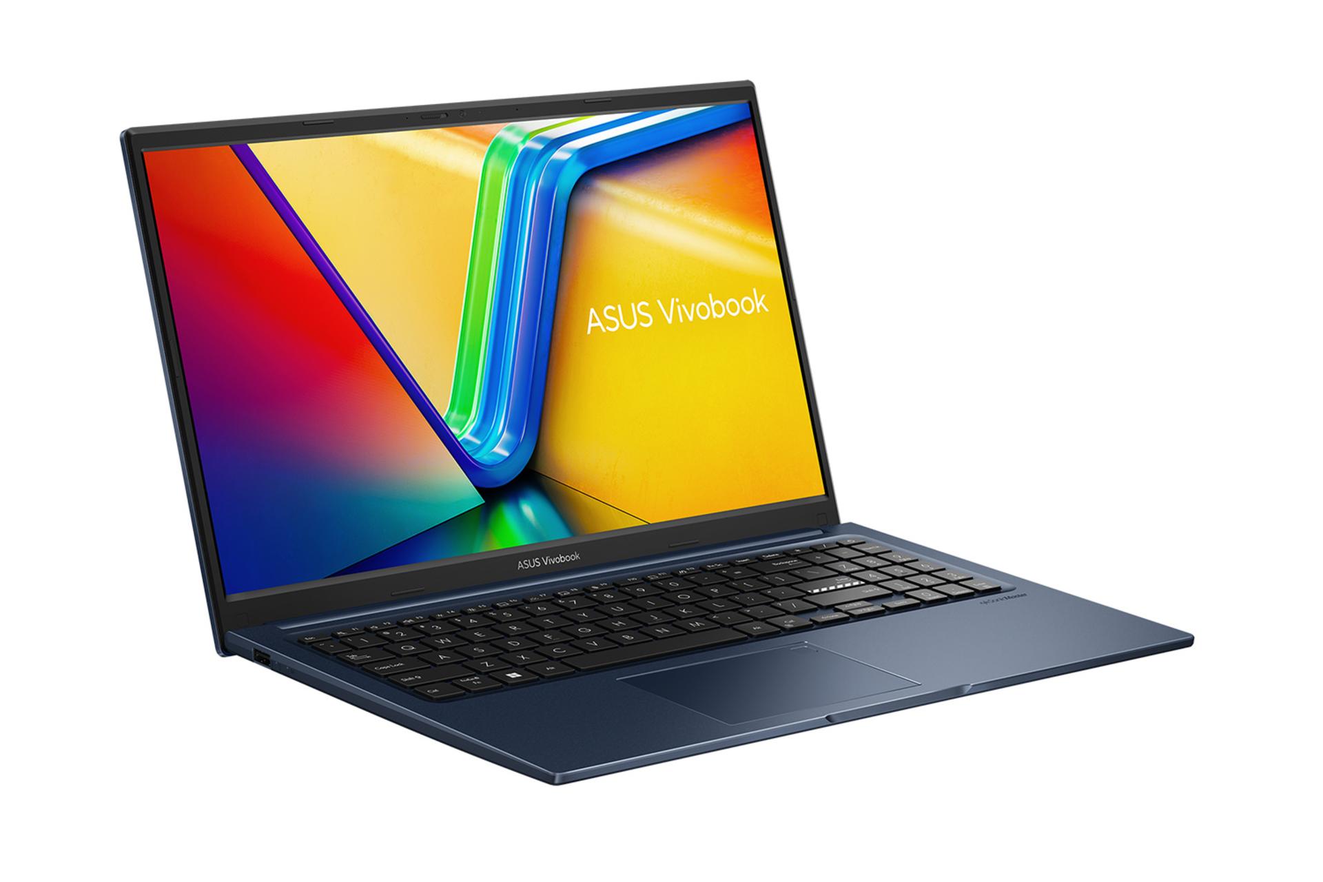 لپ تاپ ایسوس ASUS VivoBook 15 R1504VA نمای چپ رنگ آبی