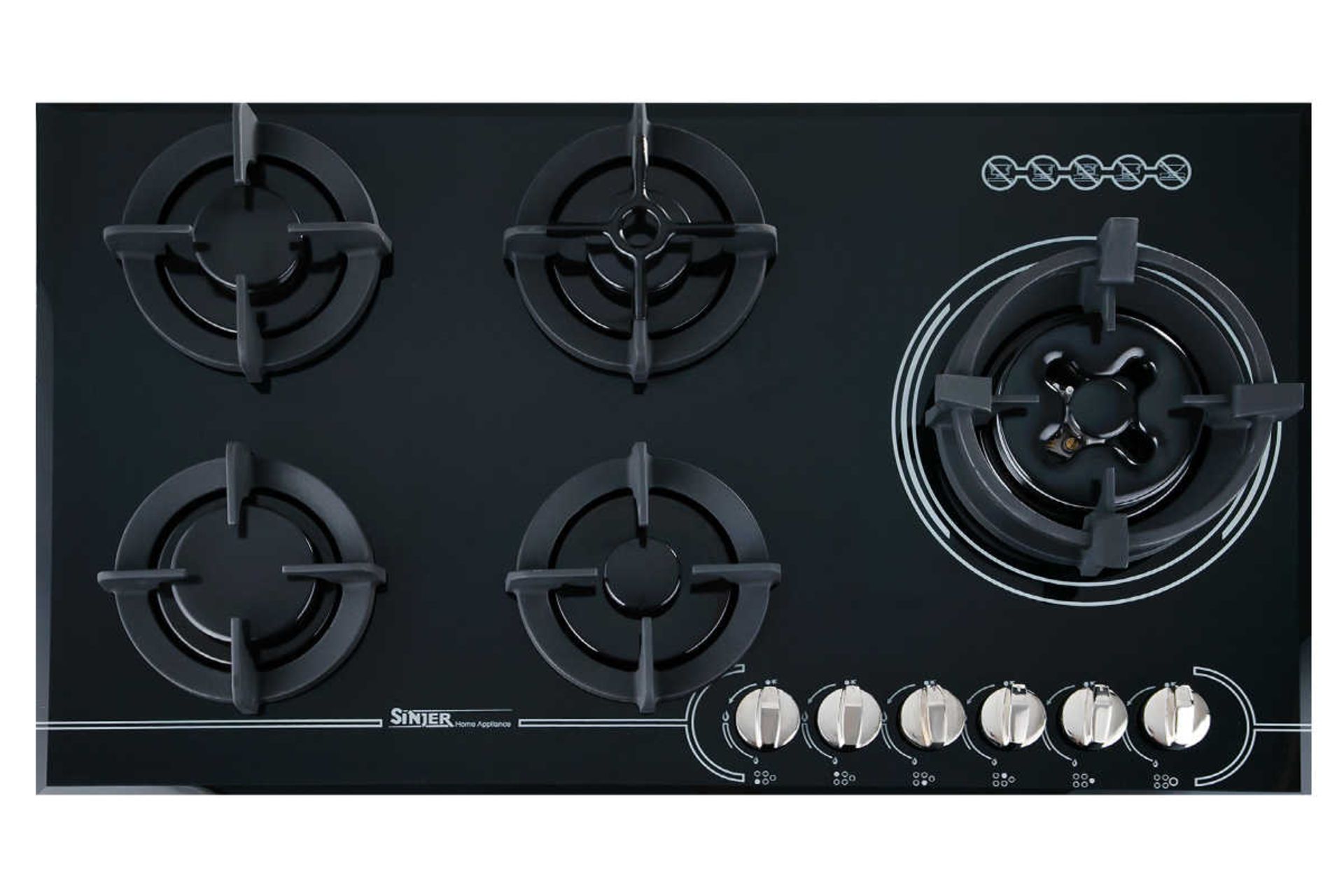 نمای بالای اجاق گاز صفحه ای سینجر 5001D