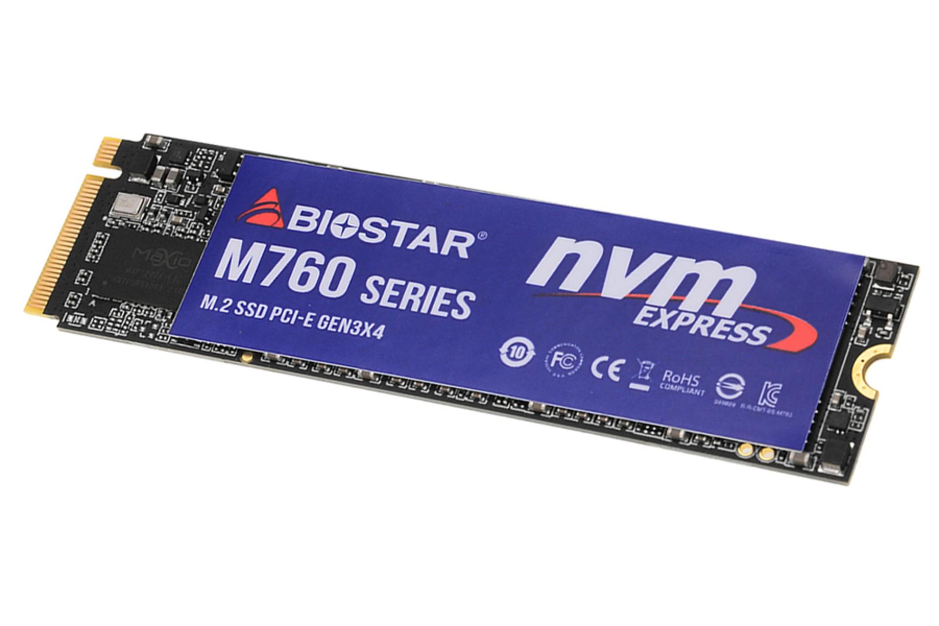 ابعاد و اندازه اس اس دی بایواستار M760 NVMe M.2 ظرفیت 1 ترابایت