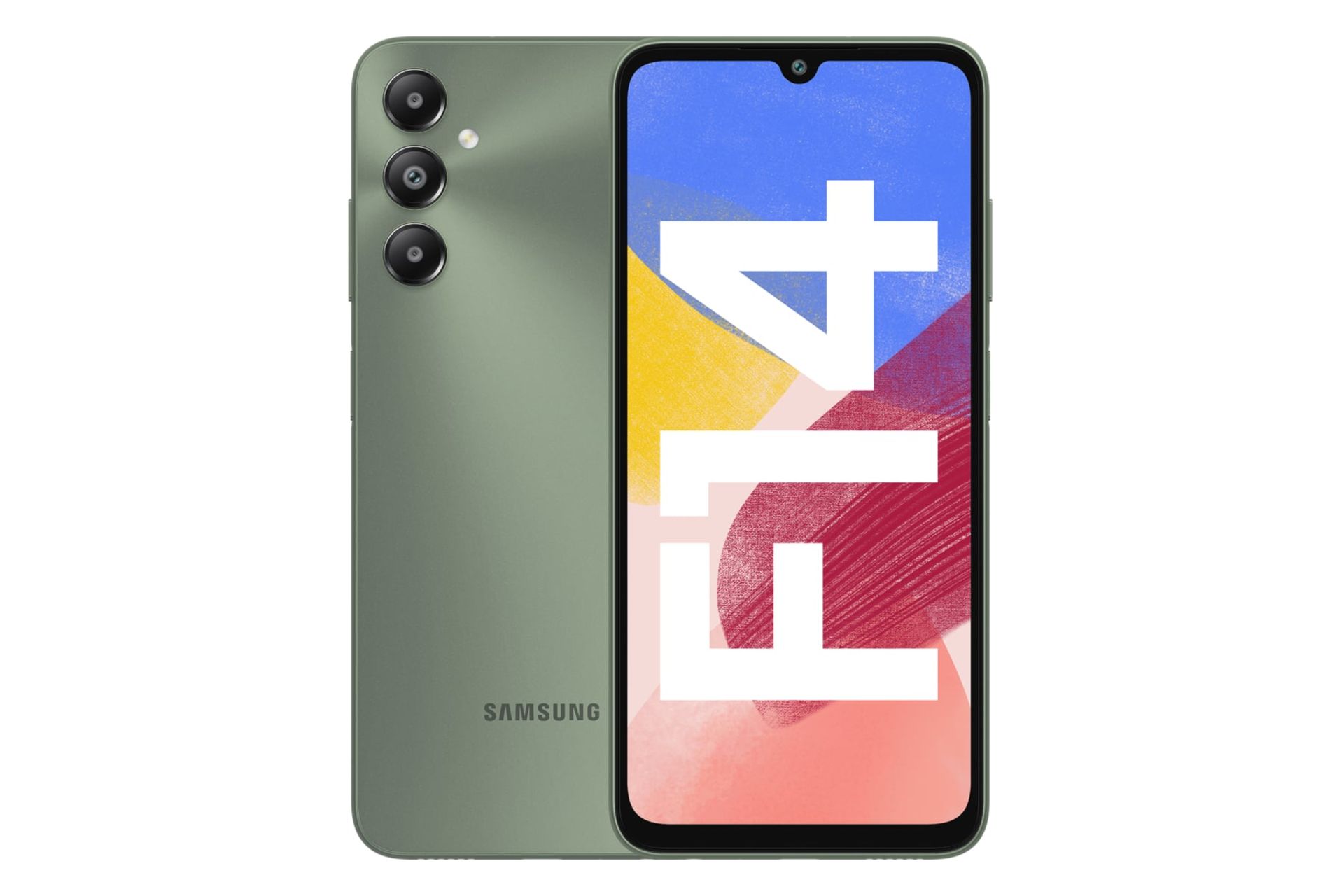 پنل جلو و پشت گوشی موبایل گلکسی F14 سامسونگ 4G سبز / Samsung Galaxy F14 4G