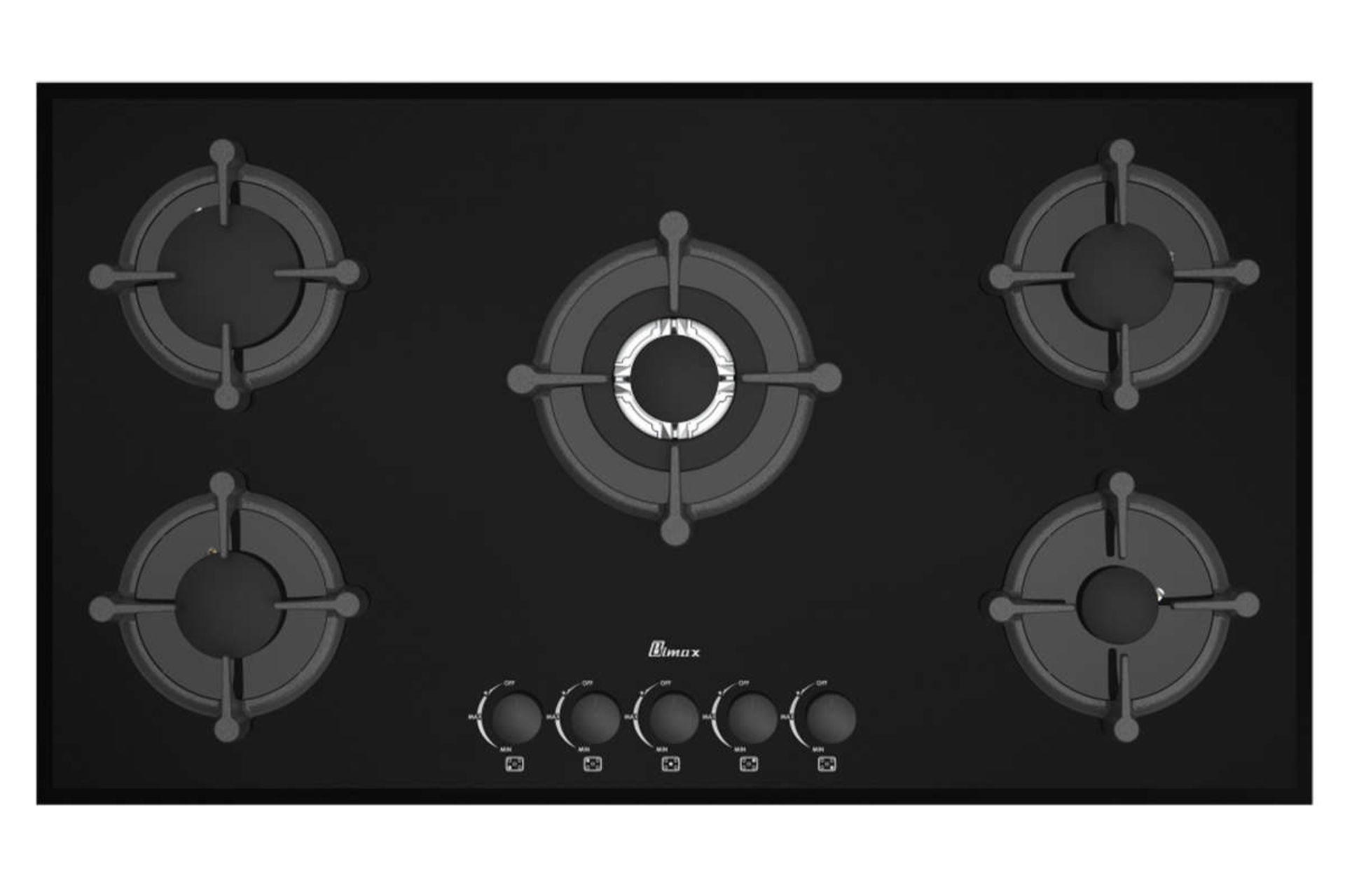 نمای بالای اجاق گاز صفحه ای بیمکث 5073