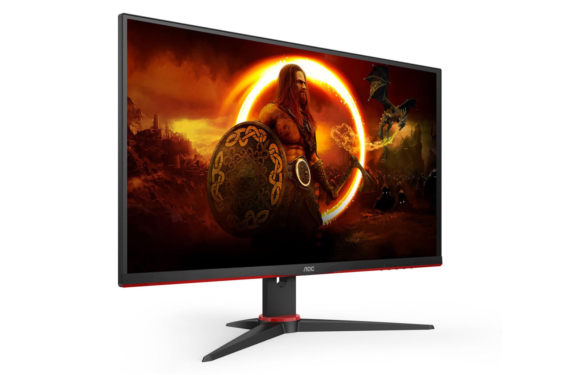 ابعاد و اندازه مانیتور ای او سی 27 اینچ مدل 27G2SE