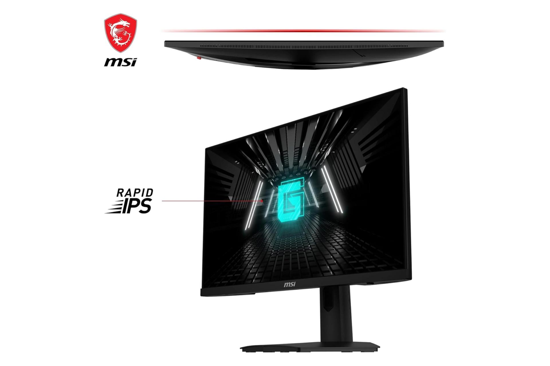 کانکتور و اتصال مانیتور ام اس آی 24 اینچ مدل G244F E2