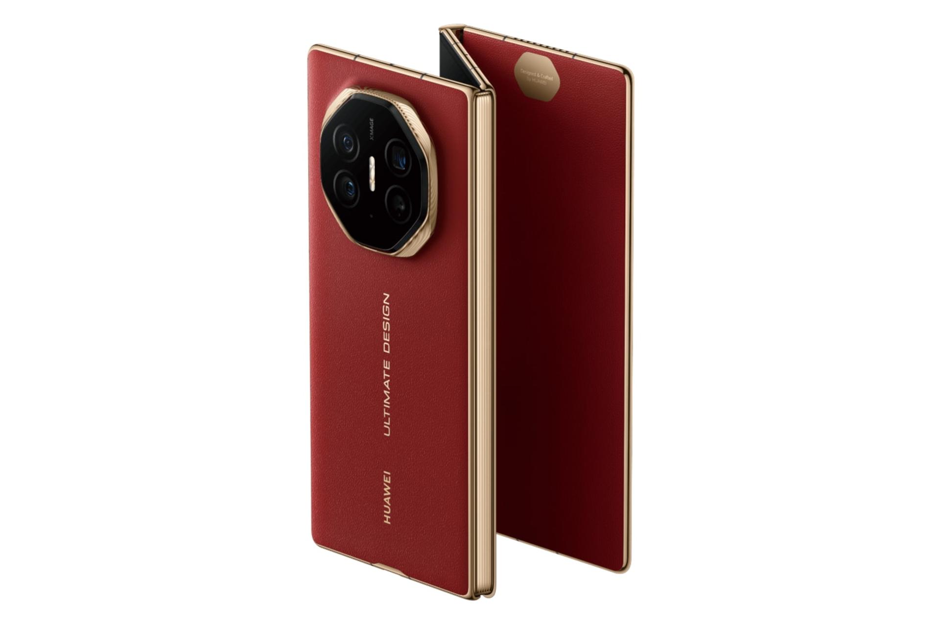 مرجع متخصصين ايران پنل جلو و پشت موبايل موبايل ميت XT آلتيميت هواوي قرمز / Huawei Mate XT Ultimate