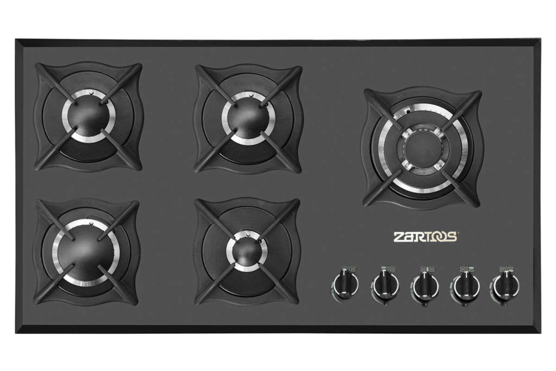 نمای بالای اجاق گاز صفحه ای زرتوس ZG5003S
