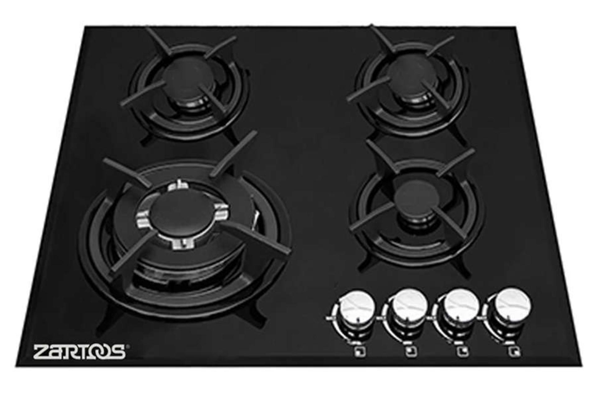 نمای بالای اجاق گاز صفحه ای زرتوس ZG4001Plus