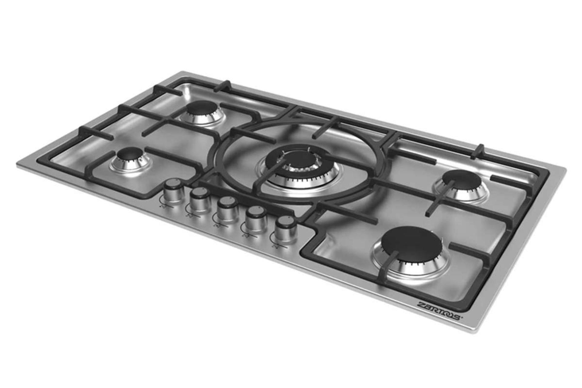 نمای سمت راست اجاق گاز صفحه ای زرتوس ZS5011