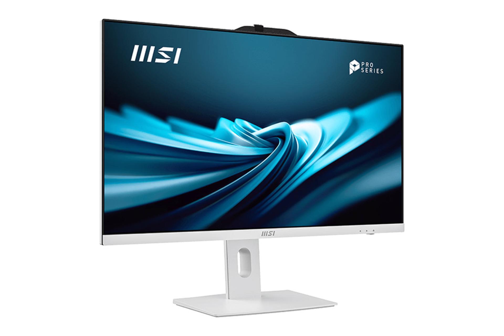 مرجع متخصصين ايران نماي نيمرخ كامپيوتر همه كاره PRO AP272P 14M ام اس آي با نمايش لبه سمت چپ رنگ سفيد