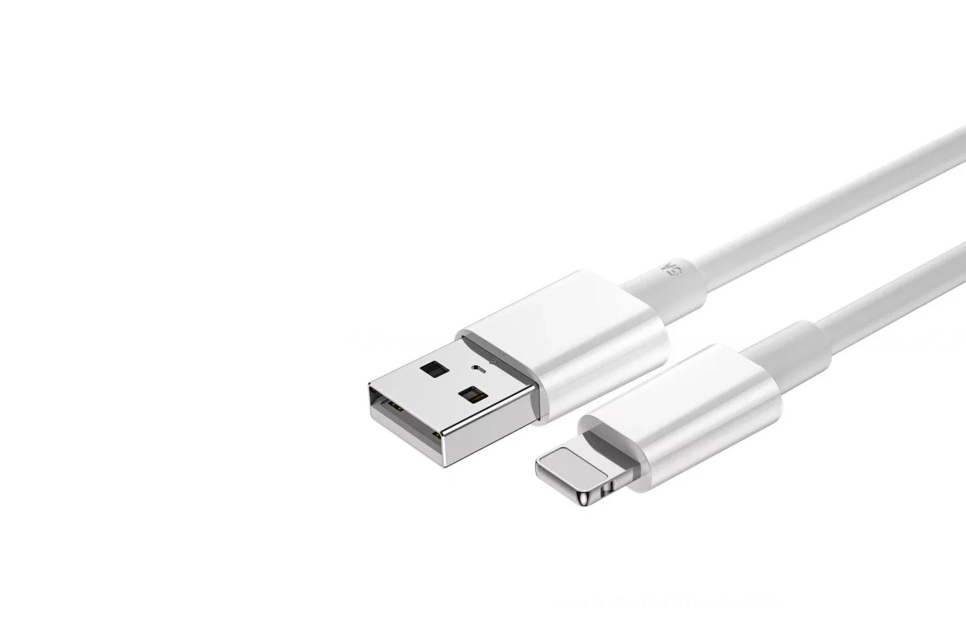 کانکتور و اتصال کابل شارژ USB ویوو Type-A به Lightning مدل Wi-C006 A-L با طول 1.2 متر