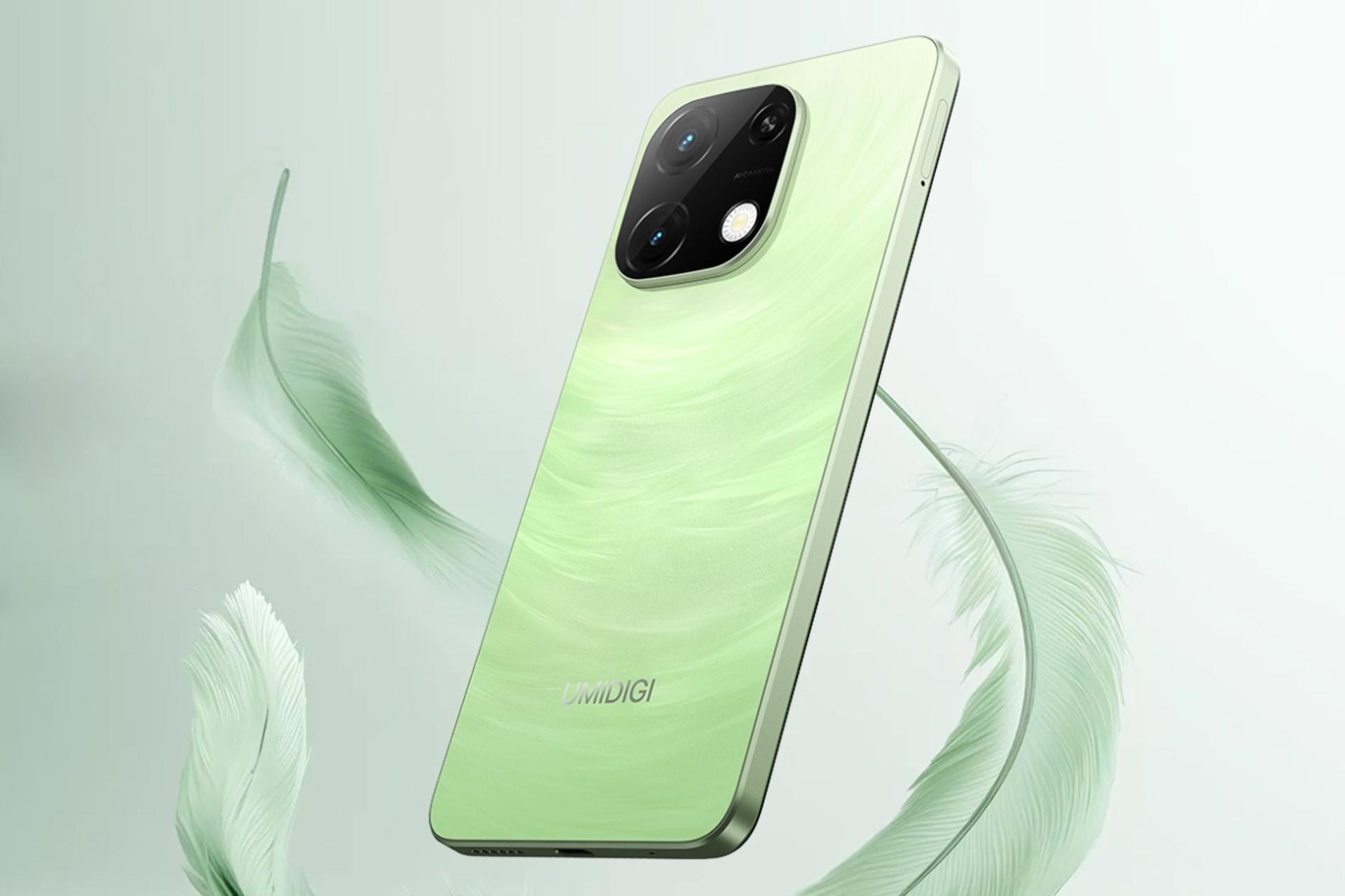 ابعاد گوشی موبایل اومی دیجی UMIDIGI G9T سبز