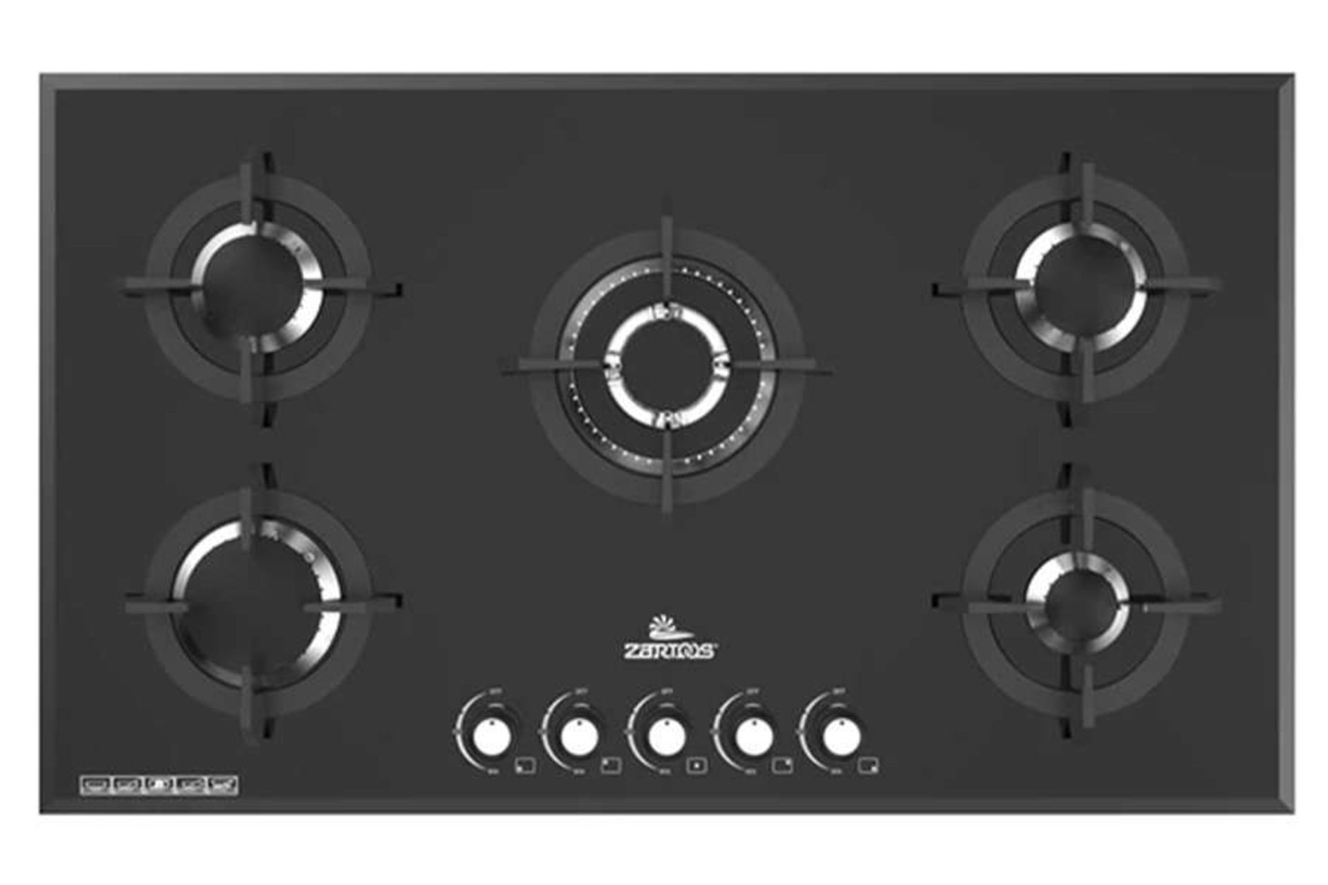 نمای بالای اجاق گاز صفحه ای زرتوس ZG5011