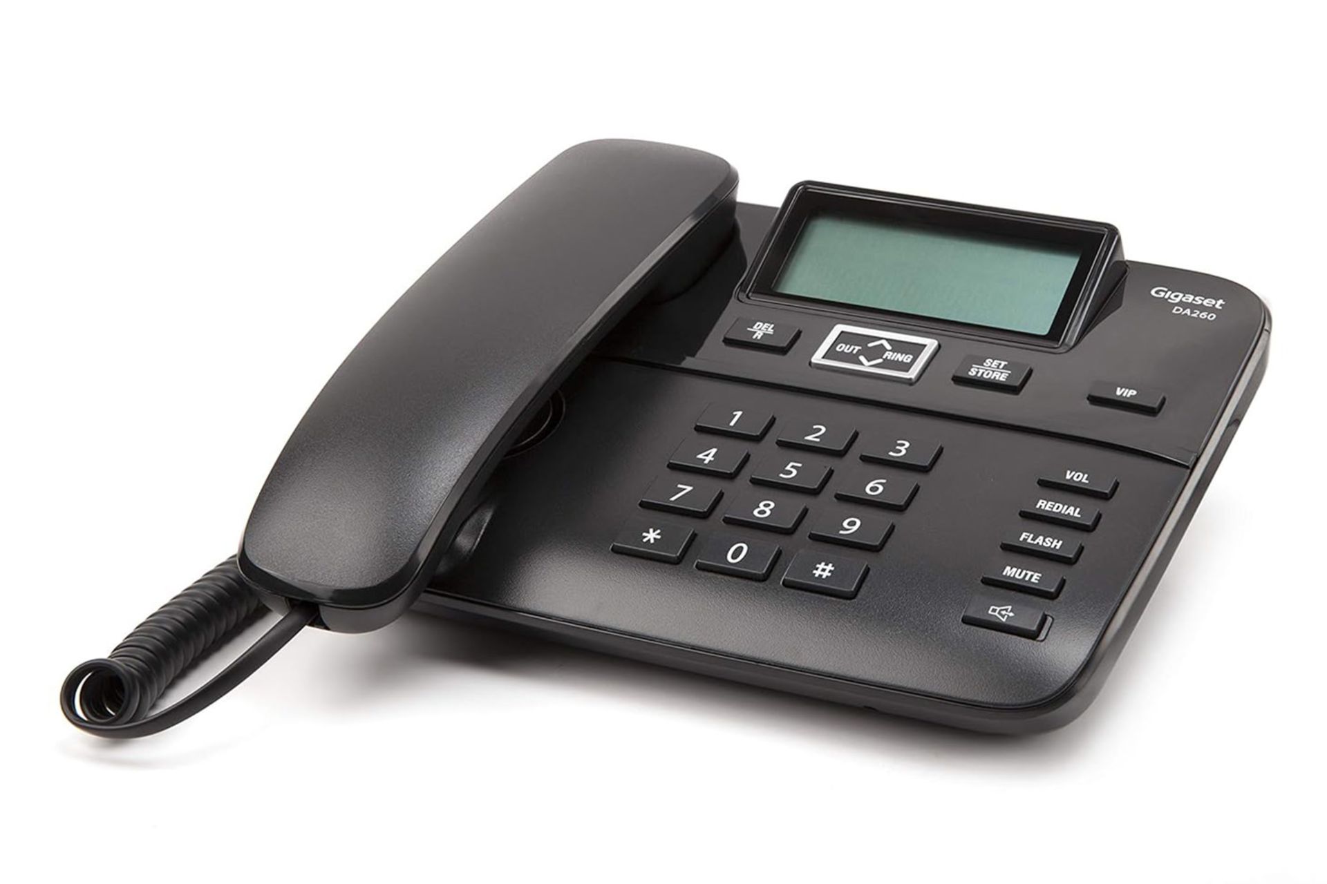 نمای نیمرخ تلفن گیگاست DA260 با نمایش لبه سمت راست