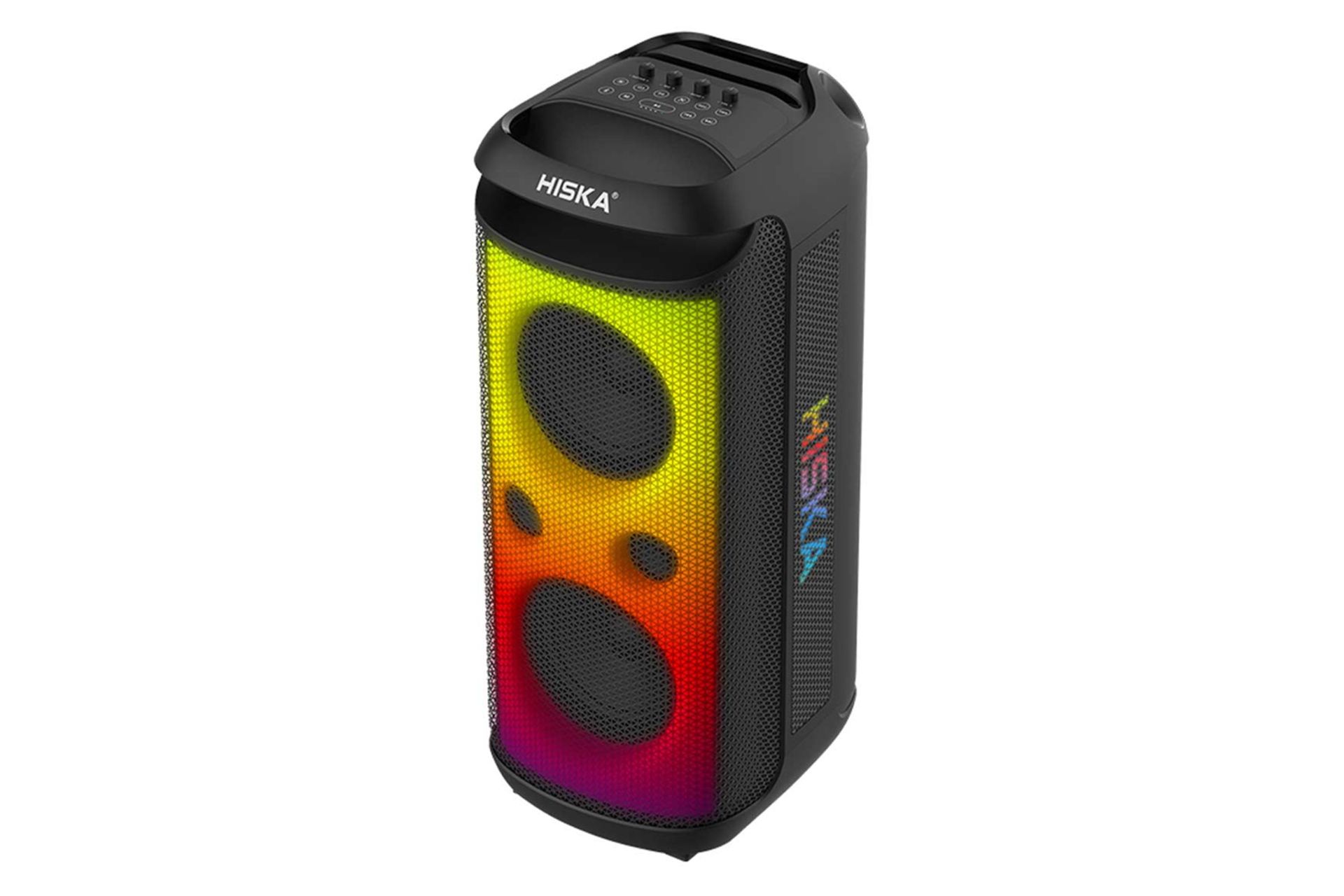 ابعاد و اندازه اسپیکر هیسکا Party Box 1018