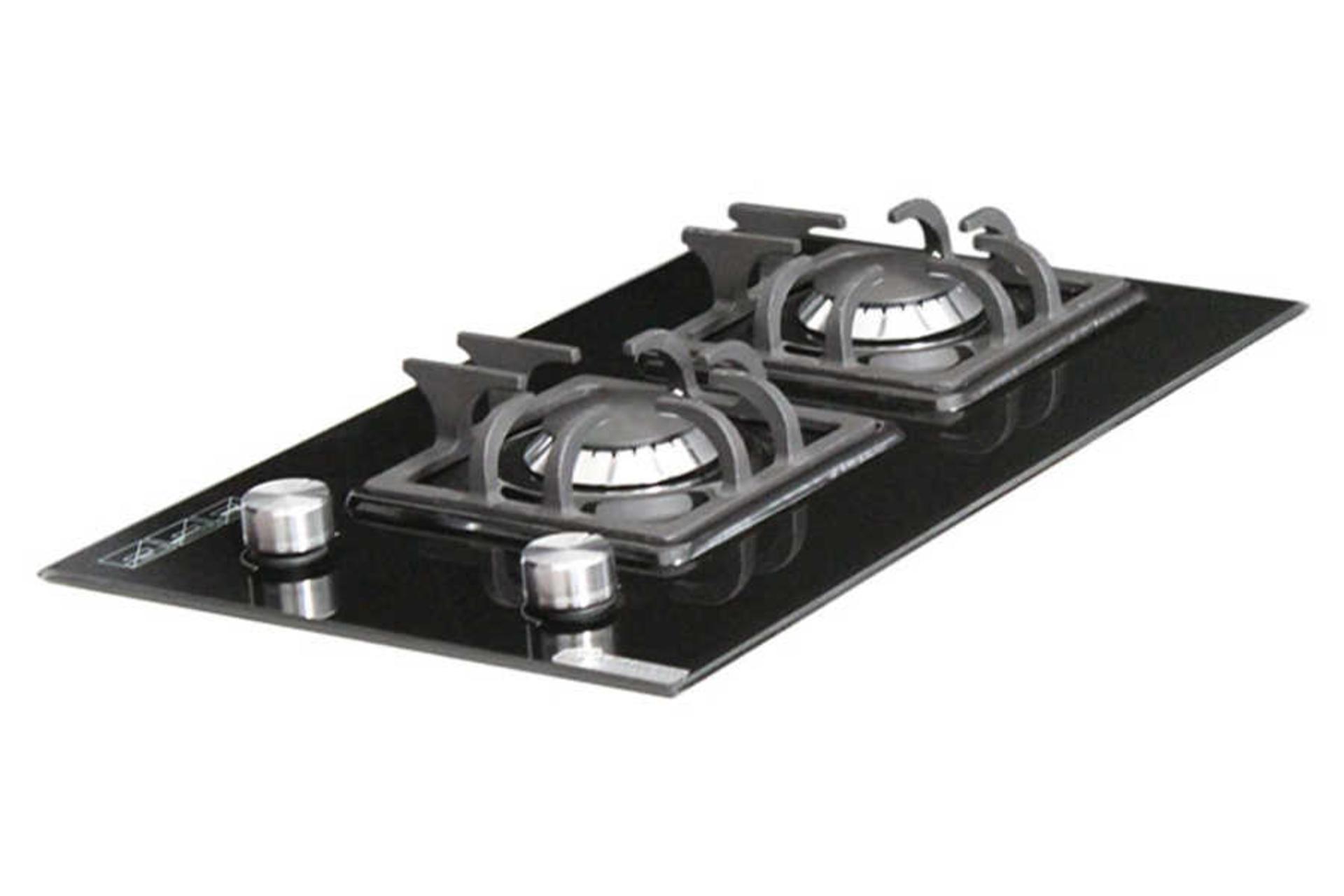 نمای سمت راست اجاق گاز صفحه ای آذرلوکس G02ML-2B