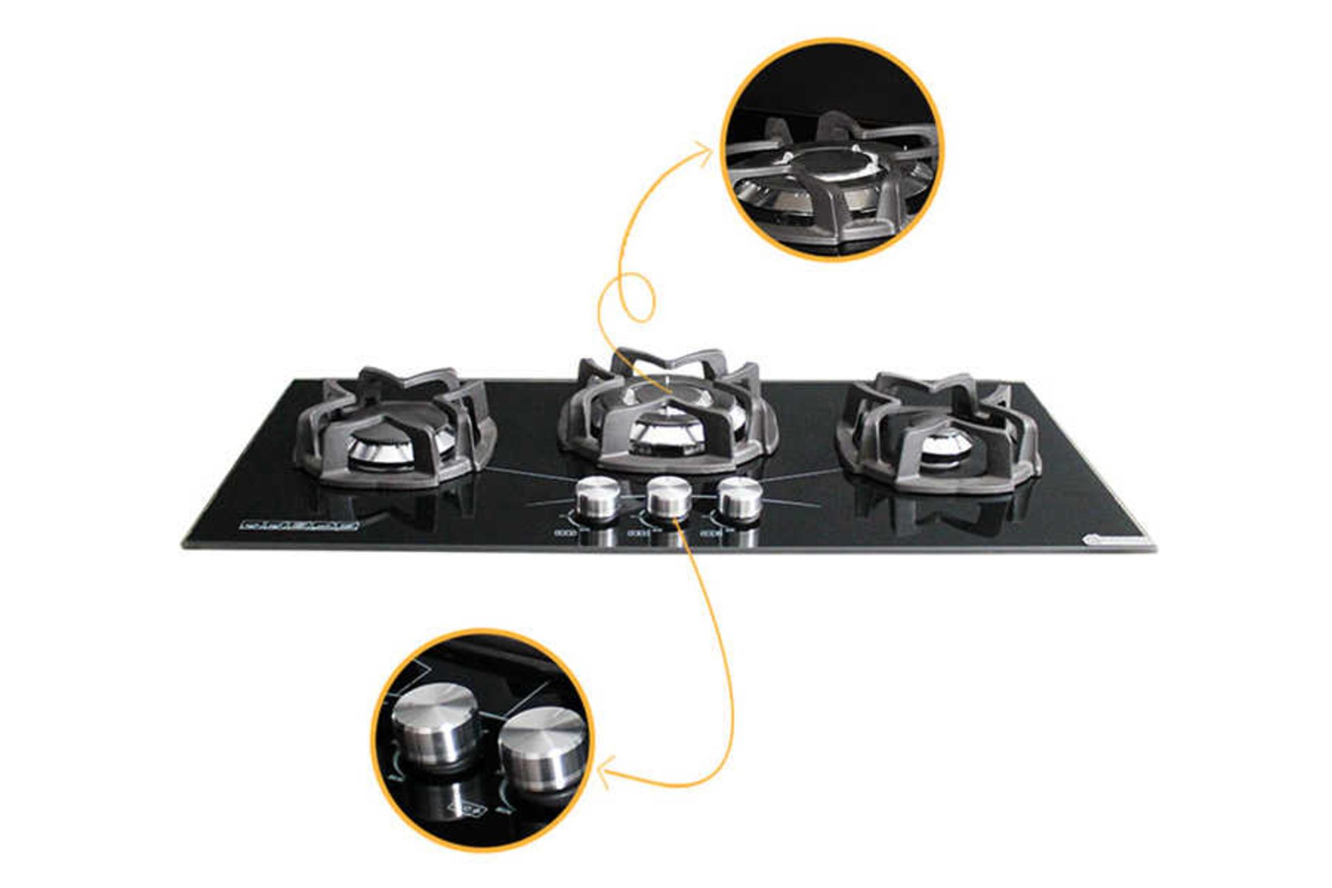 ولوم های اجاق گاز صفحه ای آذرلوکس G03ML-9B