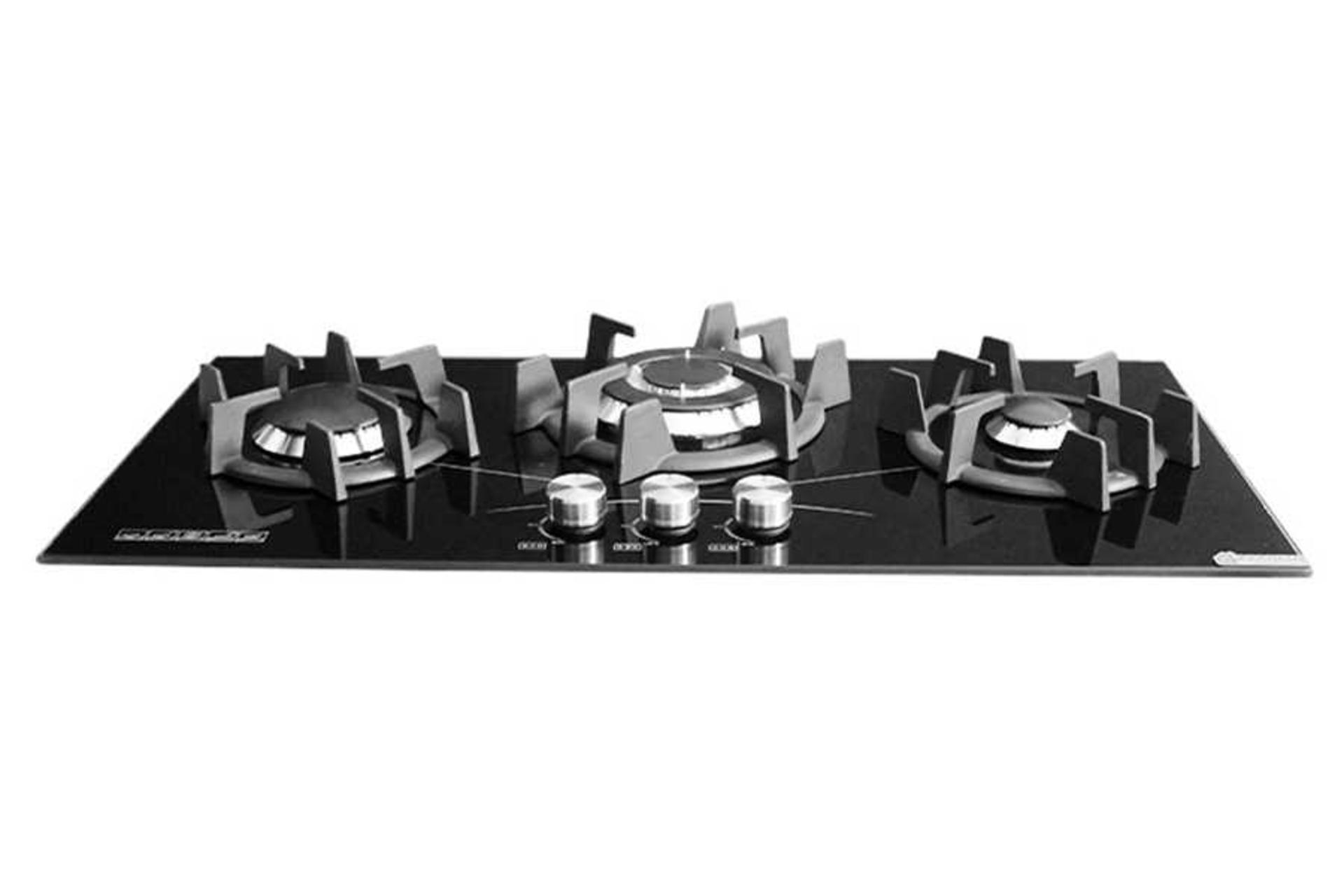 نمای جلوی اجاق گاز صفحه ای آذرلوکس G03ML-8B