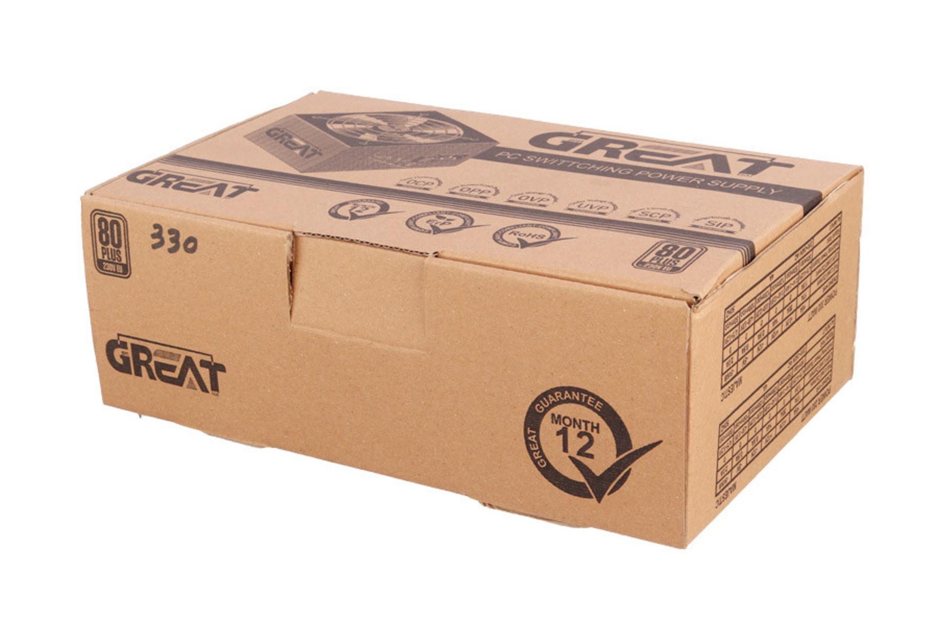 جعبه پاور کامپیوتر گریت GR330 با توان 330 وات