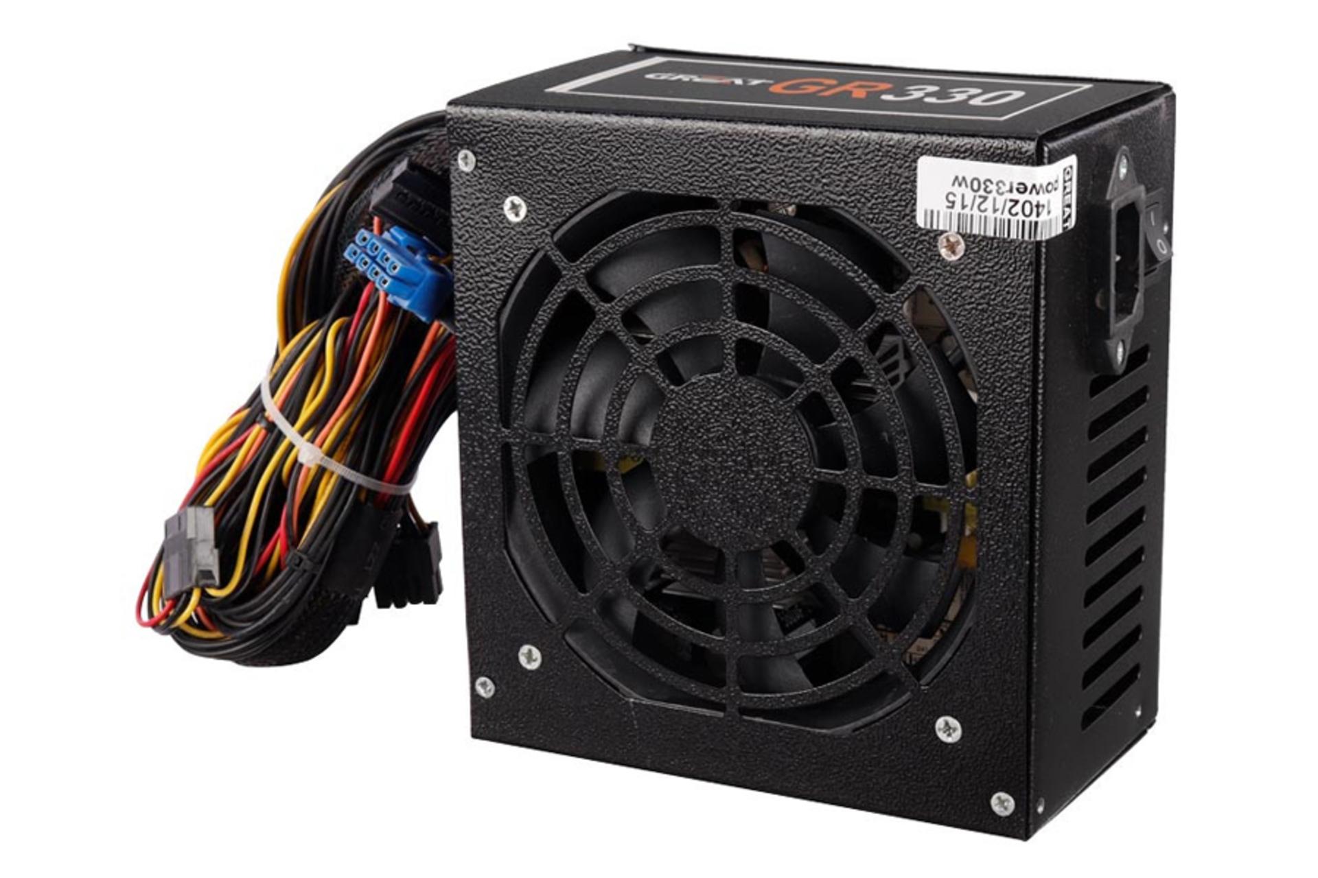 قدرت و توان پاور کامپیوتر گریت GR330 با توان 330 وات