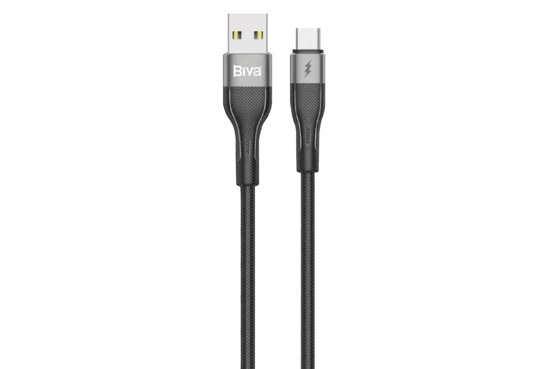 کابل شارژ USB بیوا Type-A به Type-C مدل C-20T با طول 2 متر