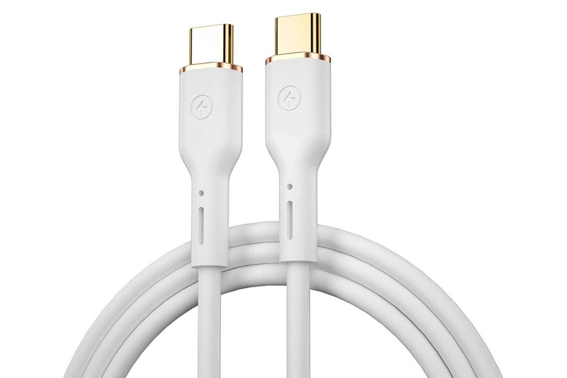 کابل شارژ USB ویوو Type-C به Type-C مدل YQ02 C-C با طول 1.2 متر رنگ سفید