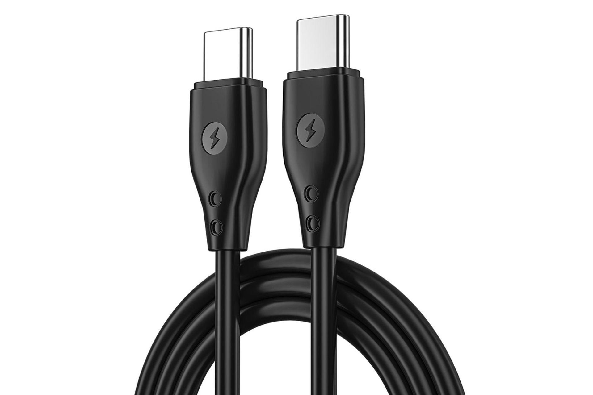 کابل شارژ USB ویوو Type-C به Type-C مدل Wi-C002 C-C با طول 1 متر رنگ مشکی