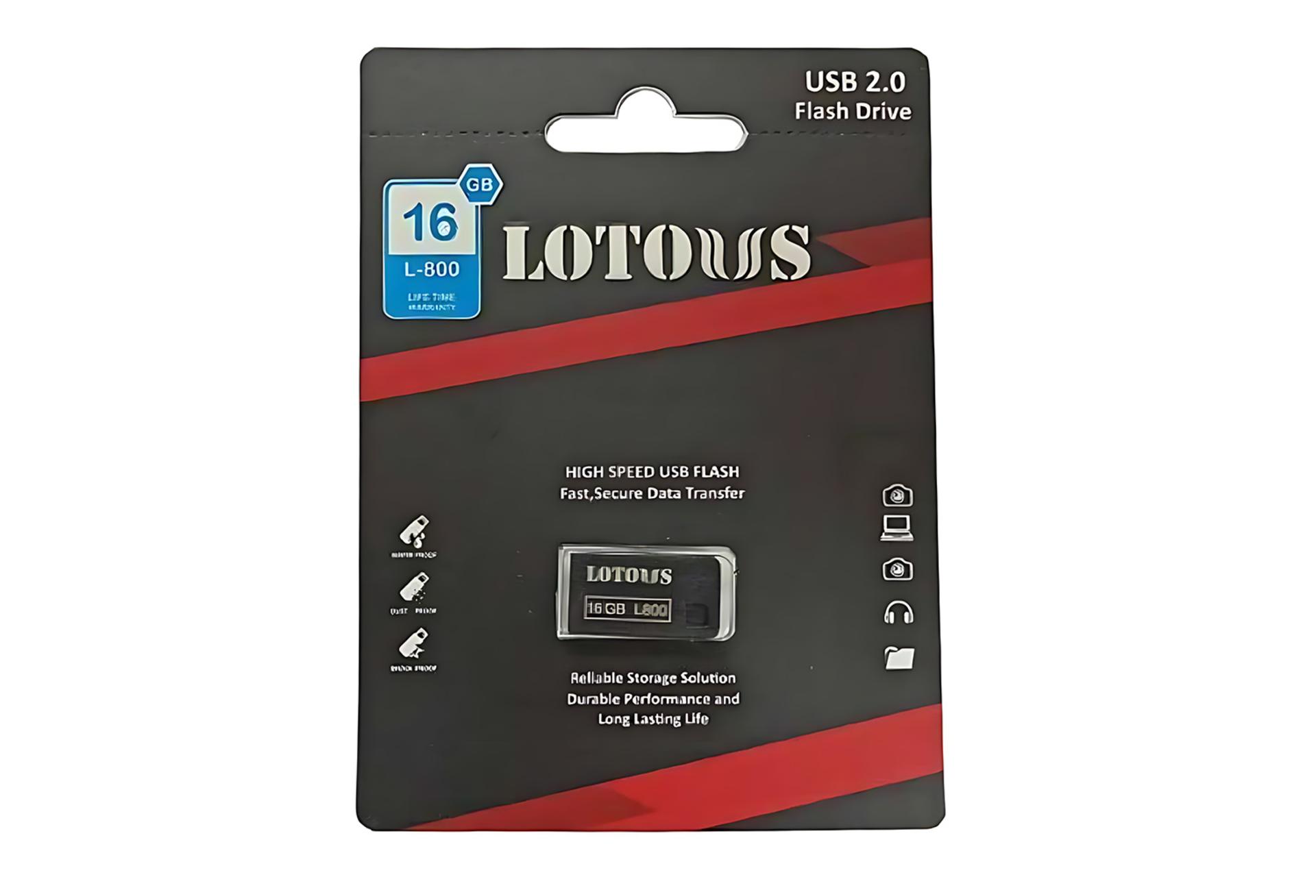 جعبه فلش مموری لوتوس Lotous L-800 16GB USB 2.0