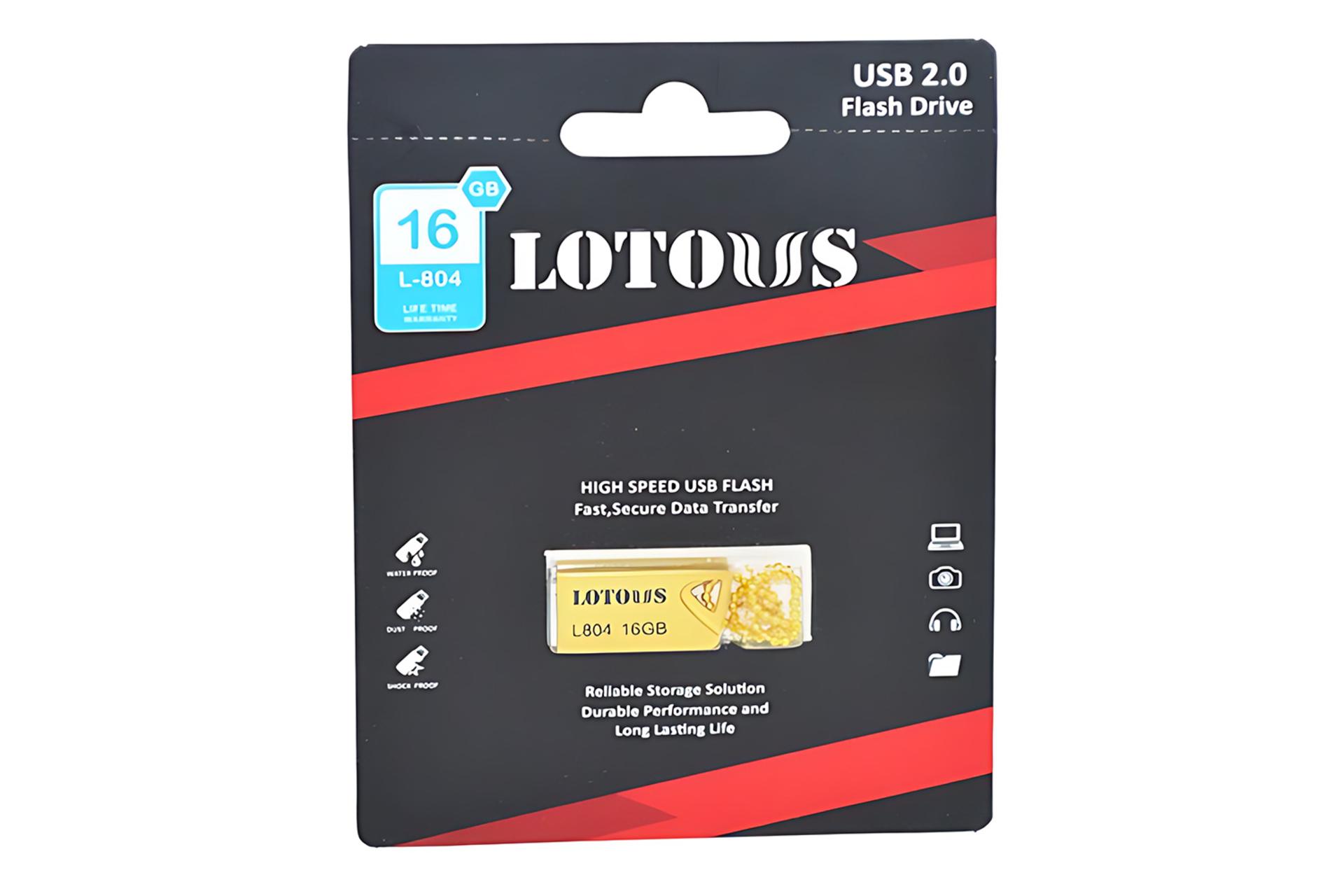 جعبه فلش مموری لوتوس Lotous L-804 16GB USB 2.0