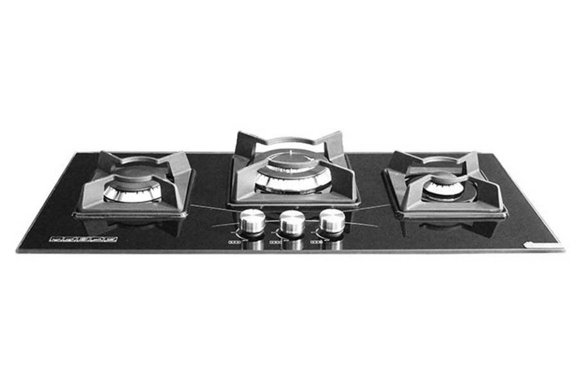 نمای جلوی اجاق گاز صفحه ای آذرلوکس G03NL-3B