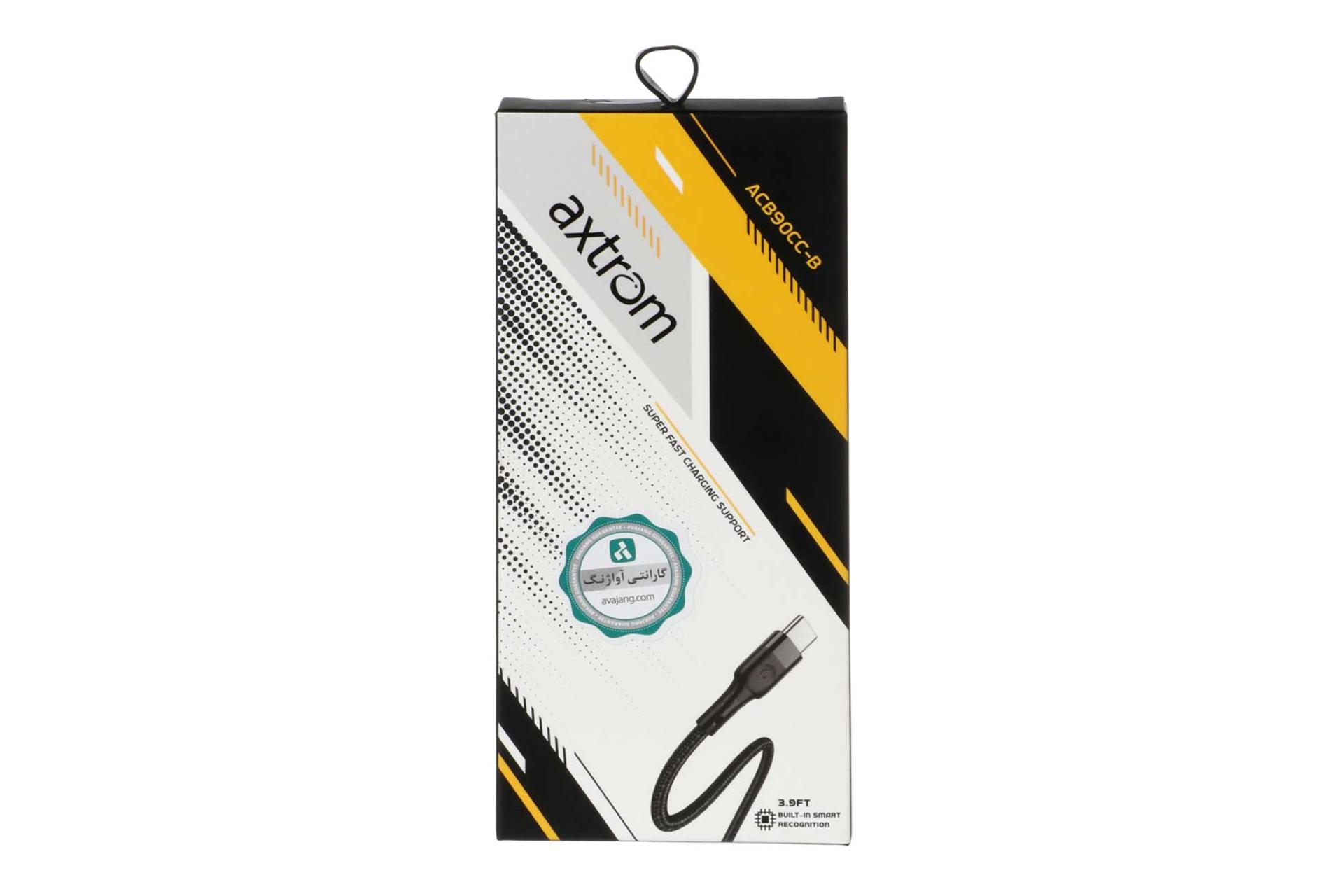 جعبه کابل شارژ USB اکستروم Type-C به Type-C مدل ACB90CC با طول 1 متر